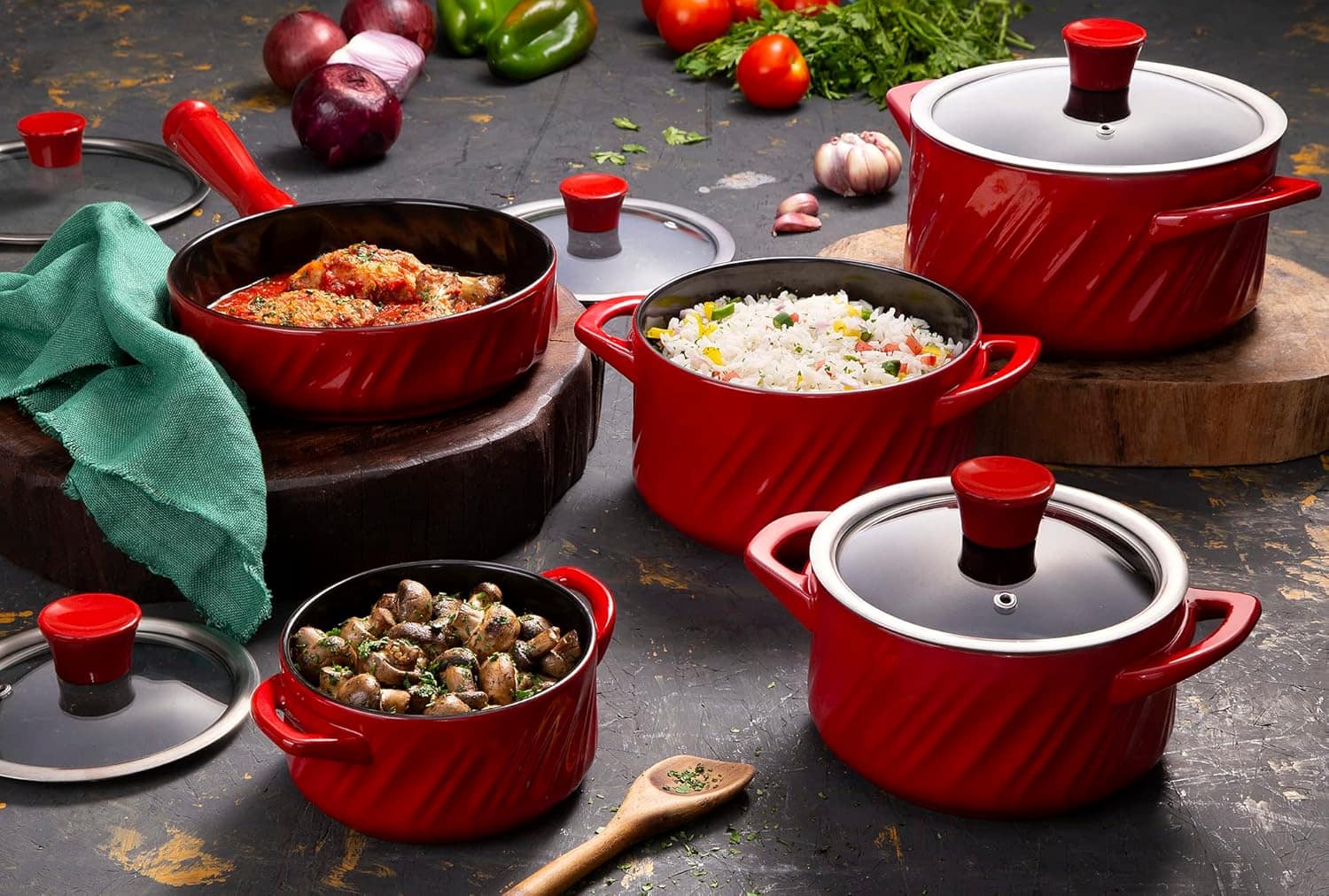 Ceraflame Cacarola Twist 16Cm 1500Ml Pomodoro - Image 4