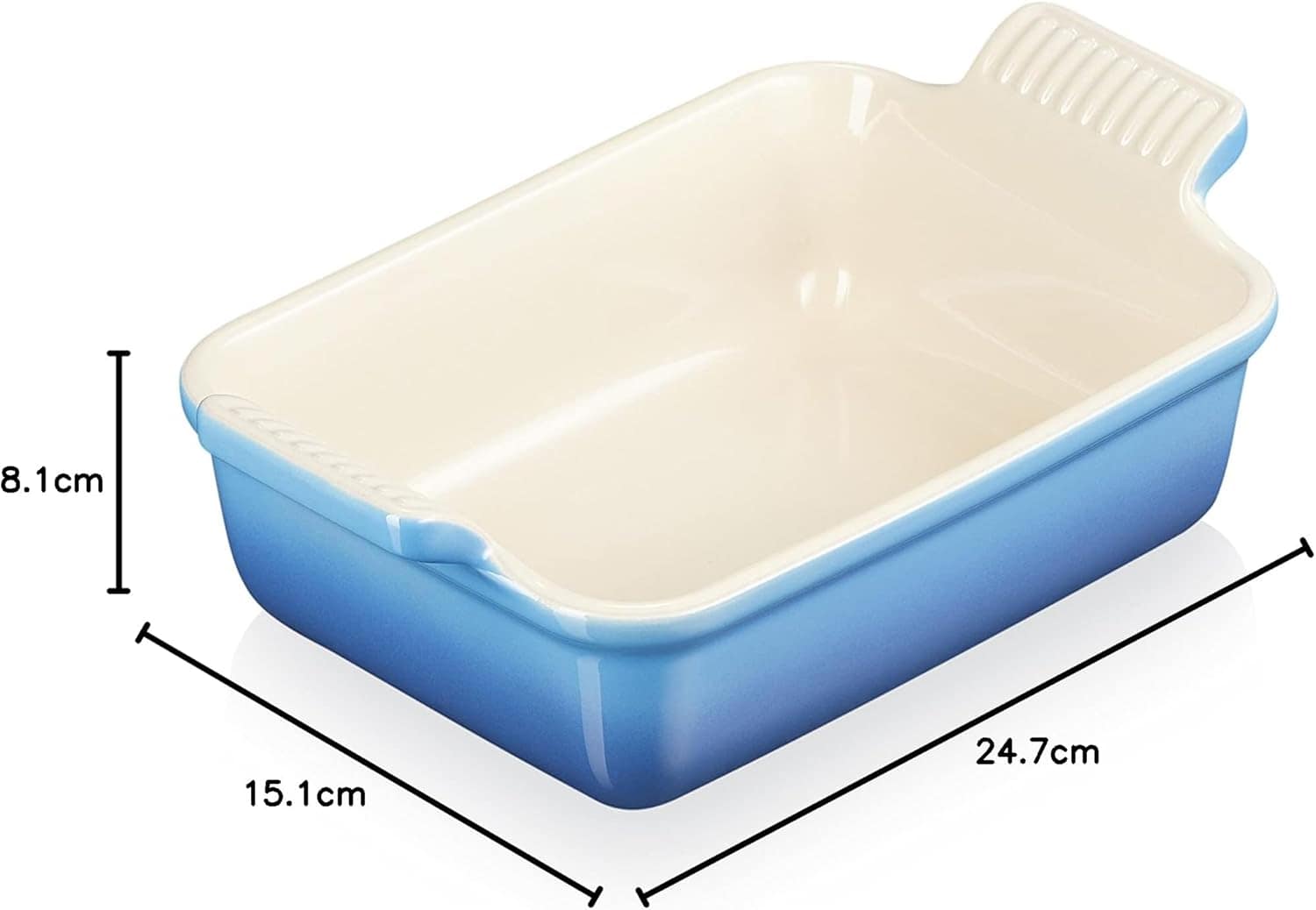 Le Creuset Travessa Retangular 19Cm Heritage Azul Marseille - Image 6