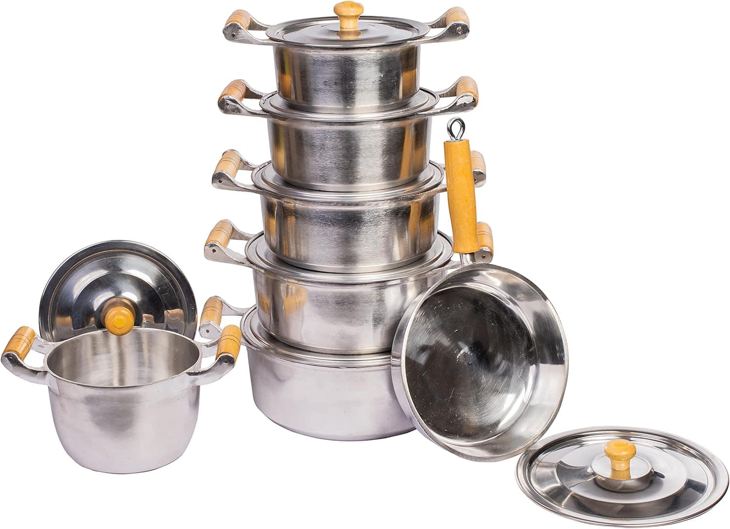 Conjunto Jogo 5 Panelas Alumínio Fundido Com Frigideira Cald... - Image 2