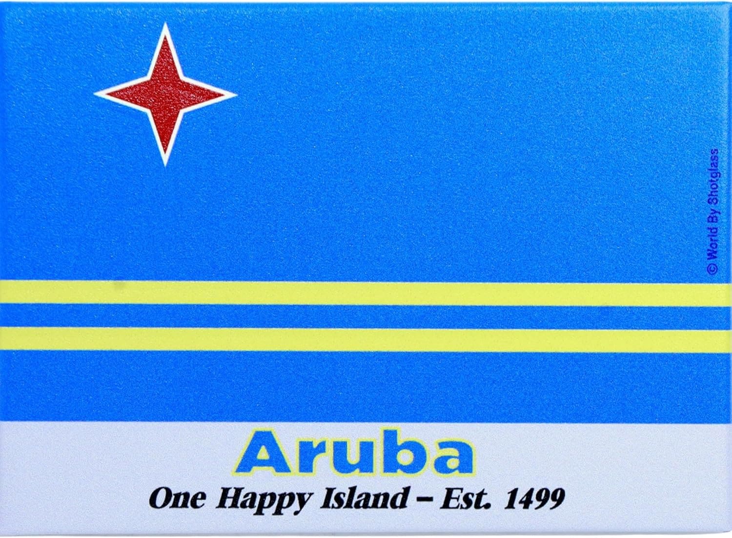 Ímã de lembrança do colecionador de geladeira do Caribe, ban...