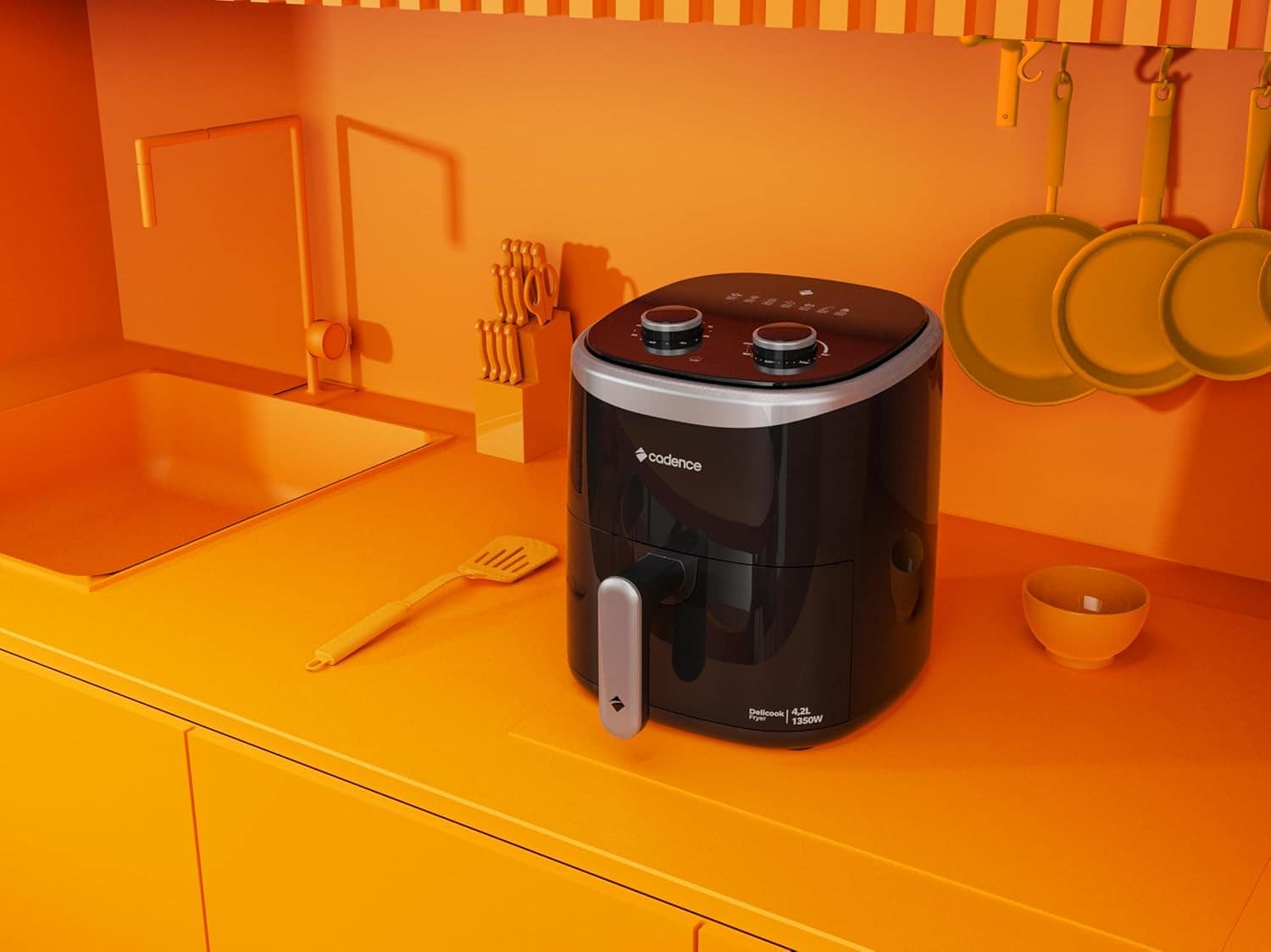 Fritadeira Sem Óleo 4,2L Cadence Delicook Fryer 110V | É bom mesmo? Descubra antes de comprar - Image 7