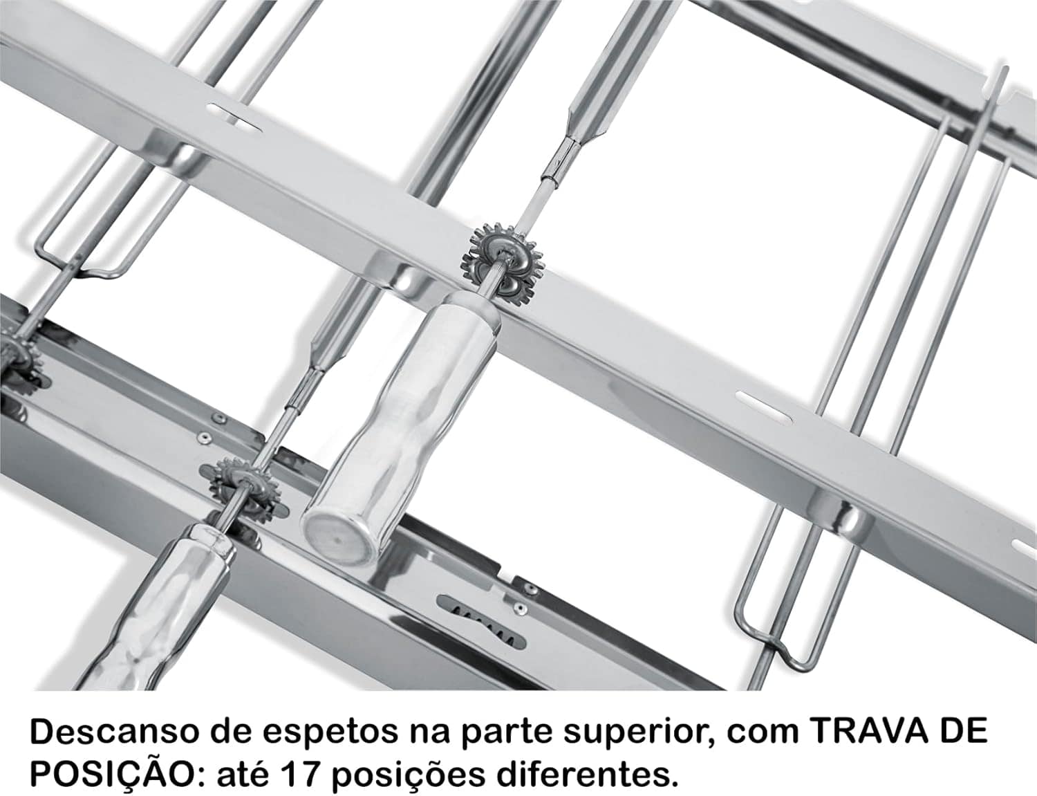 Churrasqueira Gira Grill Artinox - 100% Inox - 6 Espetos Gir... - Image 6