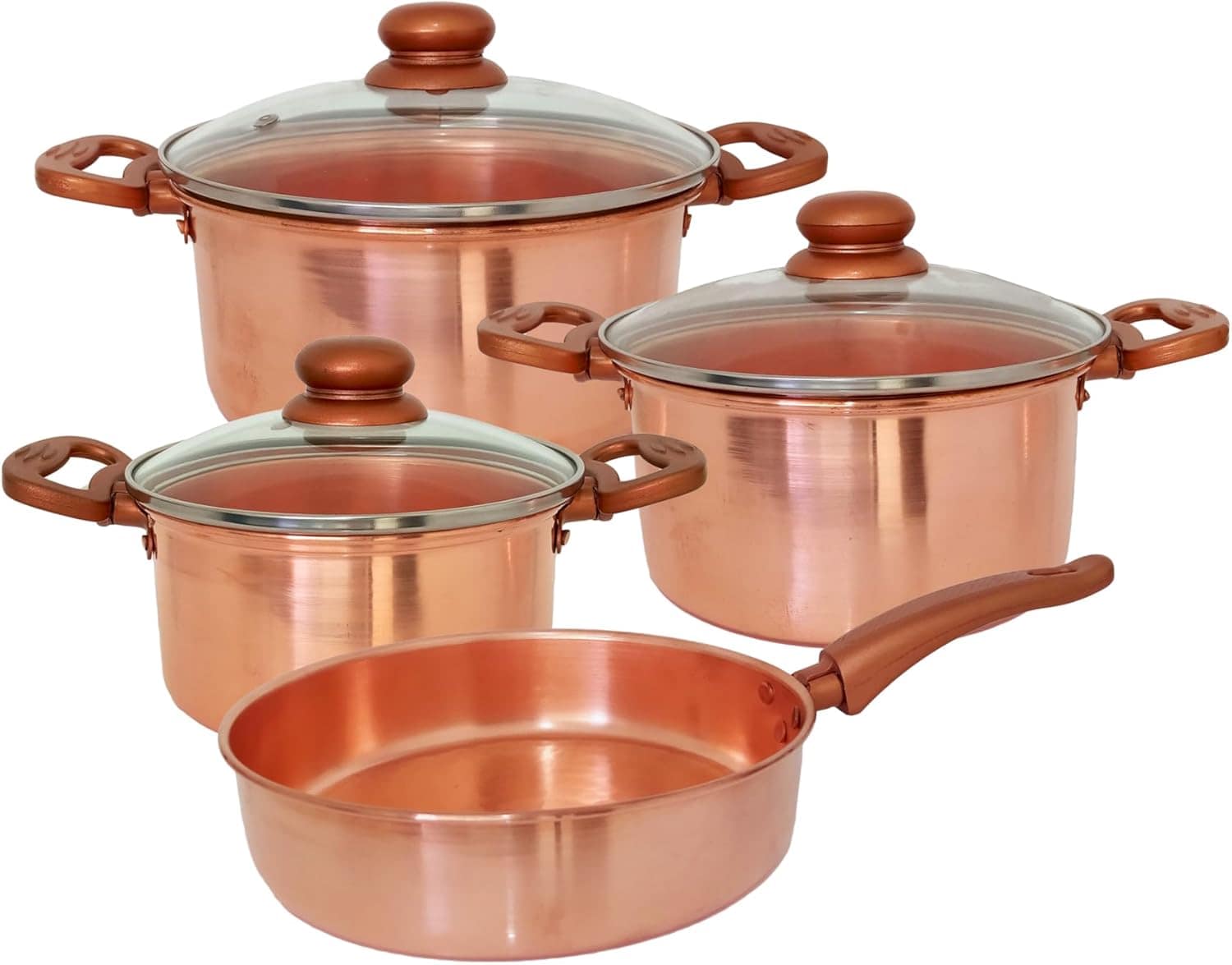 Jogo De Panelas Em Cobre 4 Peças - Image 2