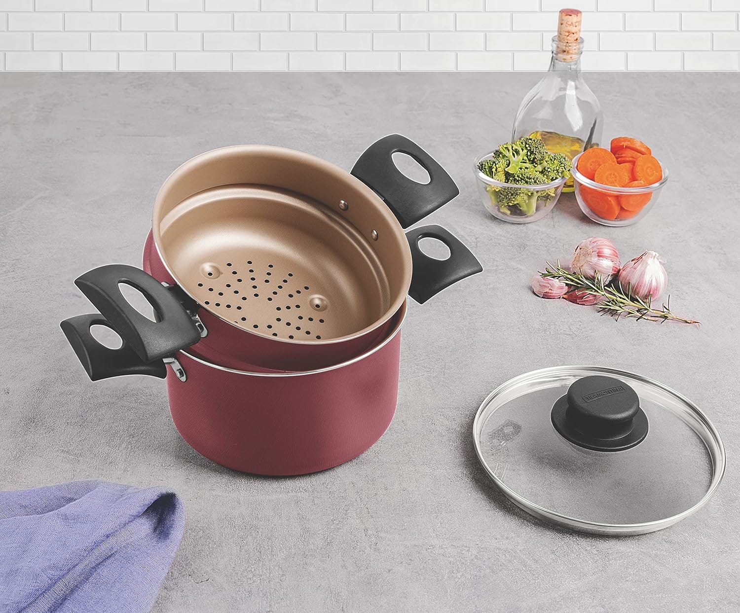 Cuscuzeira Tramontina Turim em Alumínio com Revestimento Int... - Image 2