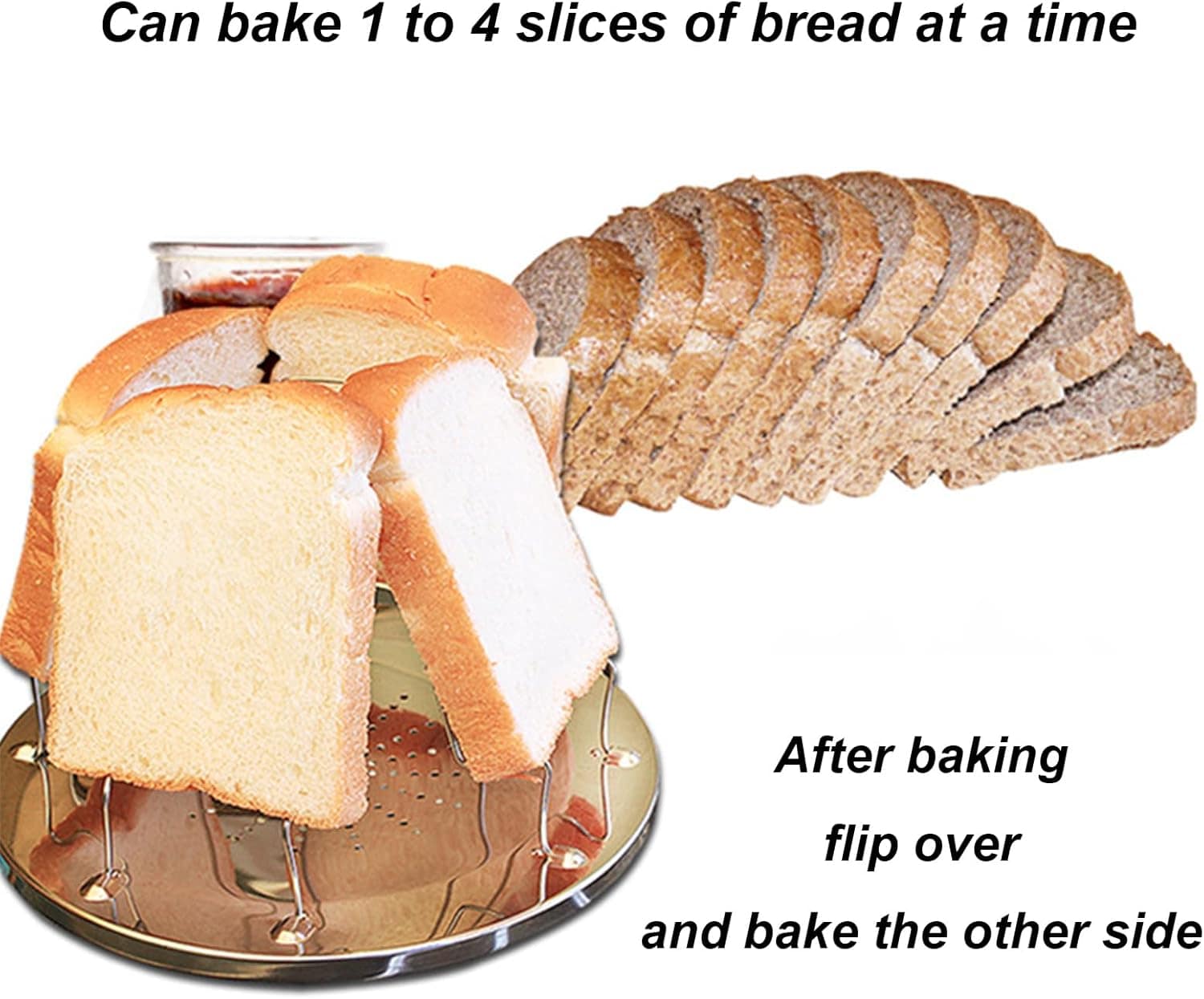 Refein Torradeira dobrável para fogão de acampamento de aço ... - Image 4