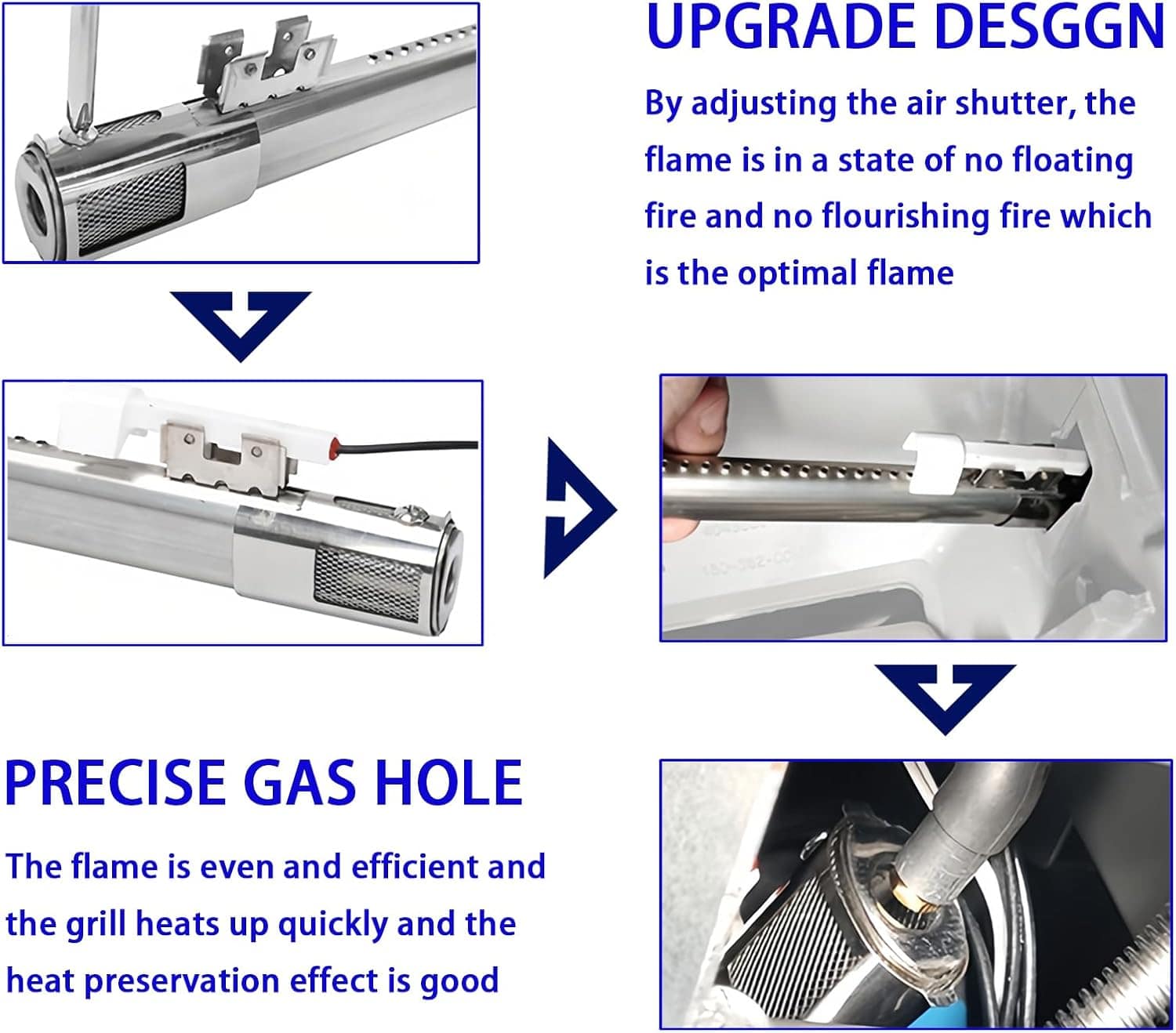 YOUFIRE Peças de reposição para churrasqueira Weber Genesis ... - Image 6
