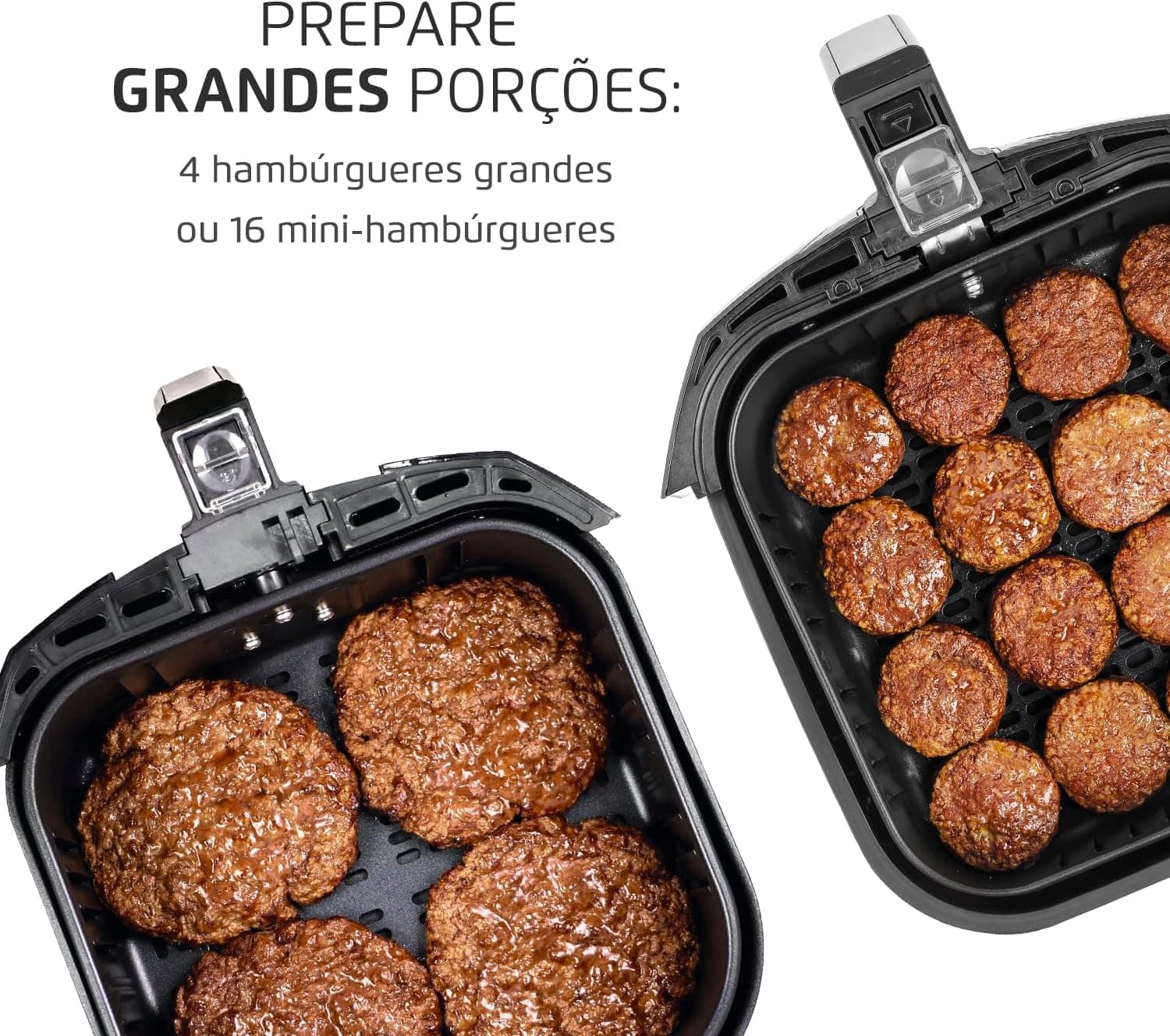 Fritadeira Sem Óleo Air Fryer 5,5L, Mondial, Preto/Inox, 190... | É bom mesmo? Descubra antes de comprar - Image 3