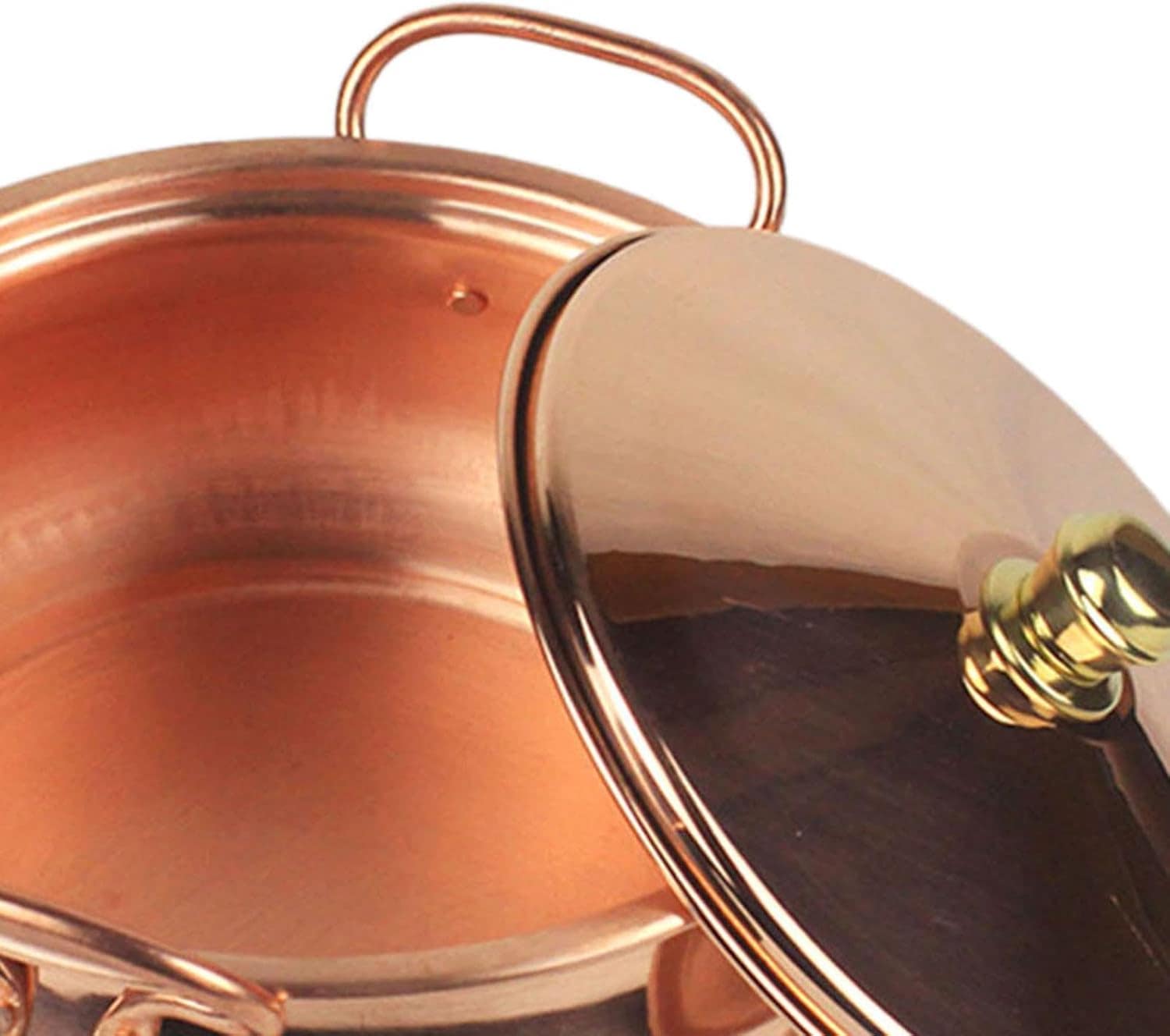 MotiveTech Panela de Cobre Puro para Fogão, Panela de Induçã... - Image 3