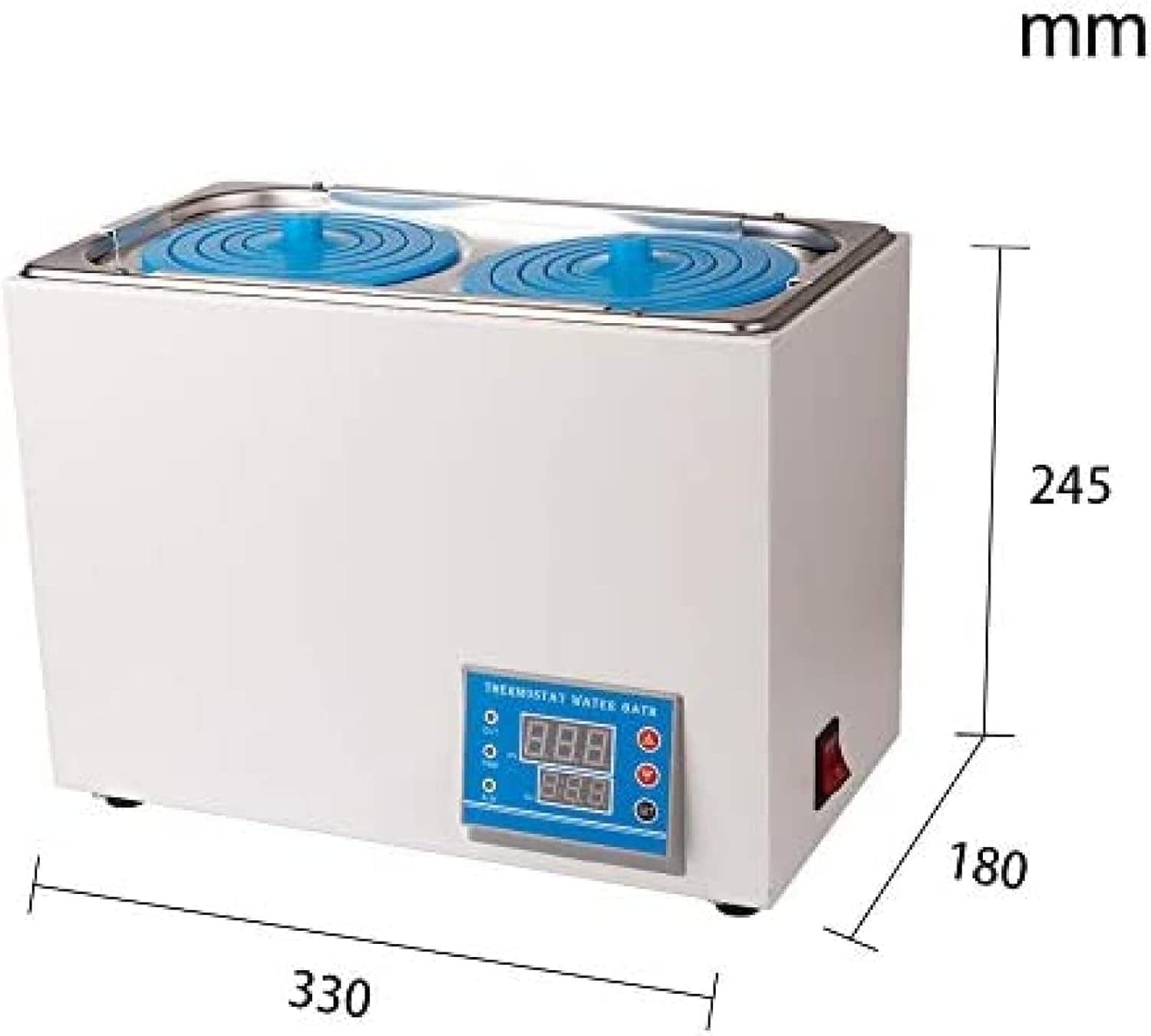 Banho-maria de laboratório 300/600W, banho-maria elétrico de... - Image 3