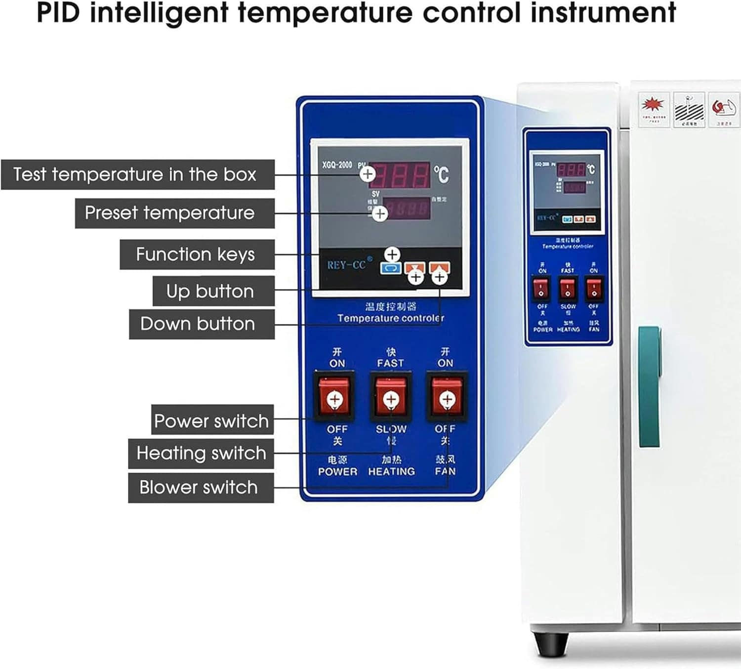 Aquecimento Elétrico, Forno De Secagem De Choque De Temperat... - Image 3