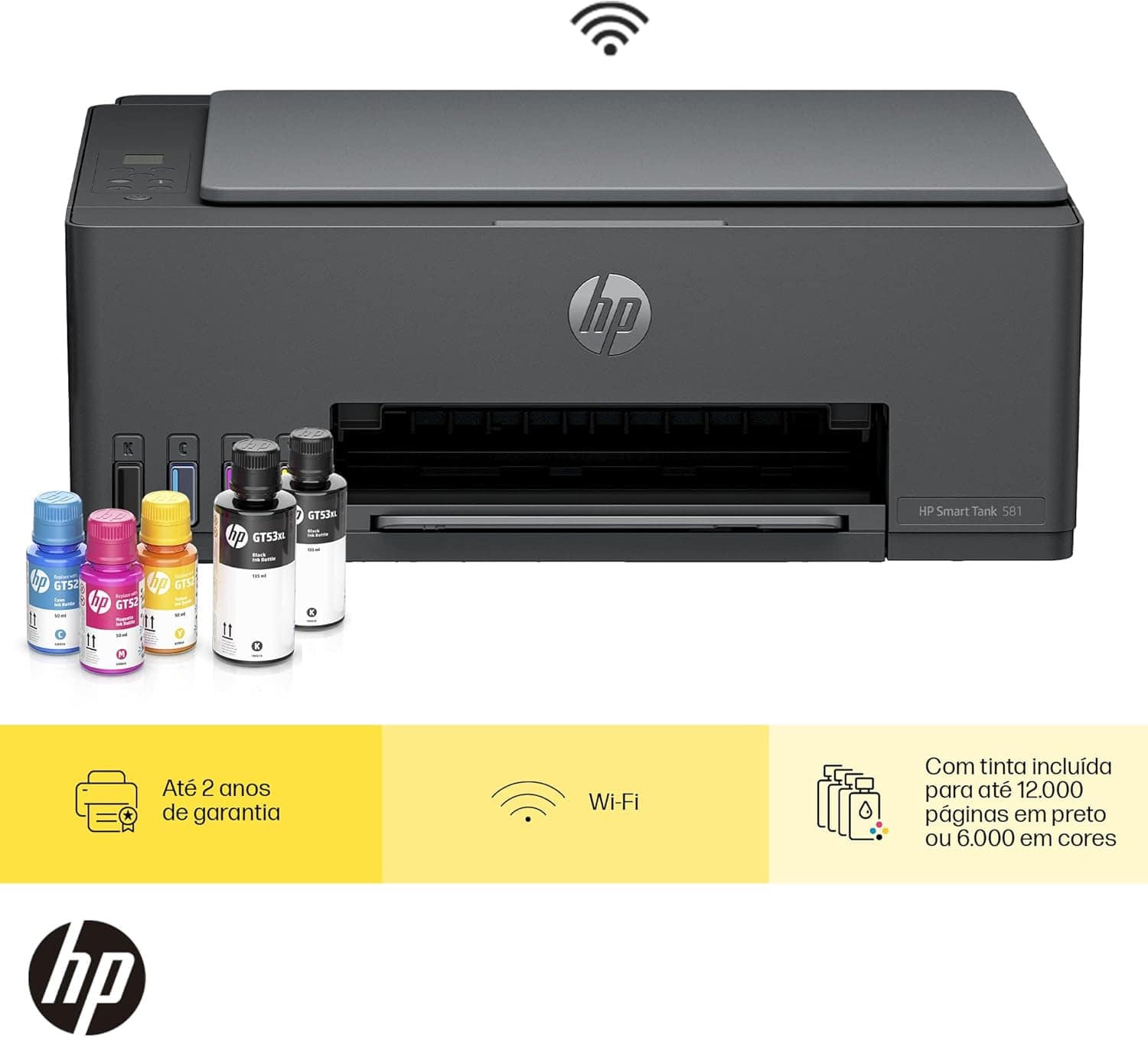 Impressora Multifuncional HP Smart Tank 581 Tanque de Tinta ... - Image 2