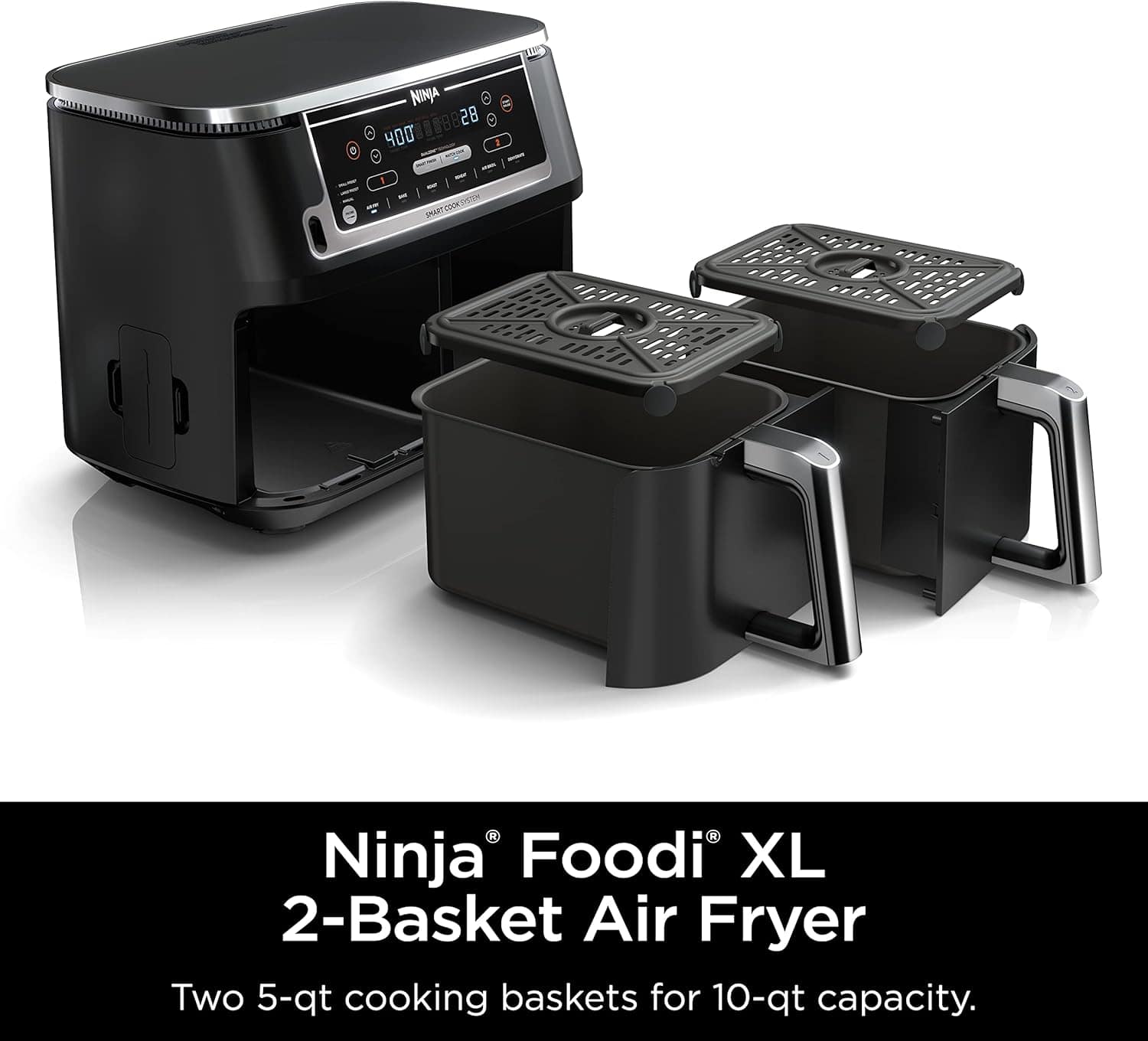Ninja DZ550 Foodi 10 Quart 6-in-1 DualZone Smart XL Air Frye... | É bom mesmo? Descubra antes de comprar - Image 11