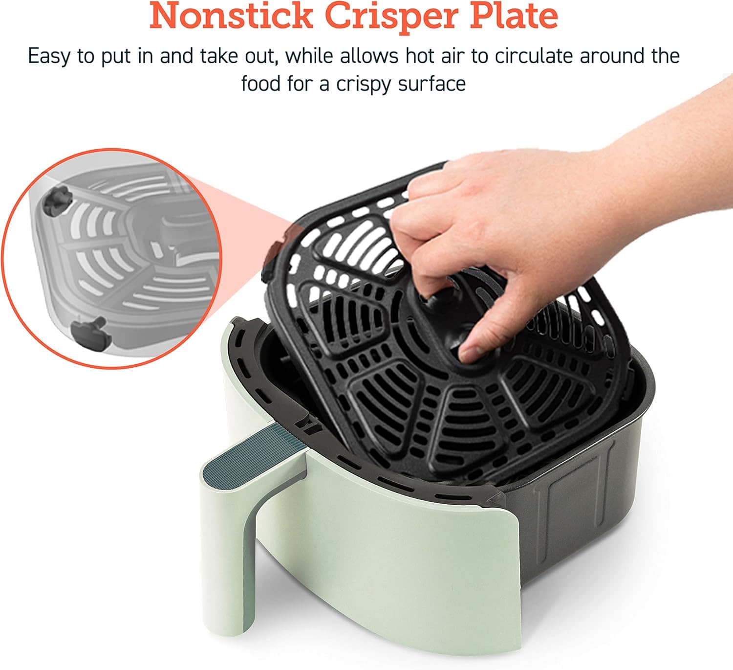 COSORI Air Fryer 4 Qt, 7 Functions Airfryer, 150+ Recipes on... | É bom mesmo? Descubra antes de comprar - Image 7