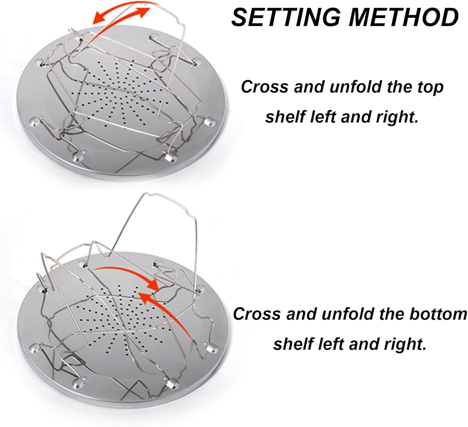 Refein Torradeira dobrável para fogão de acampamento de aço ... - Image 3