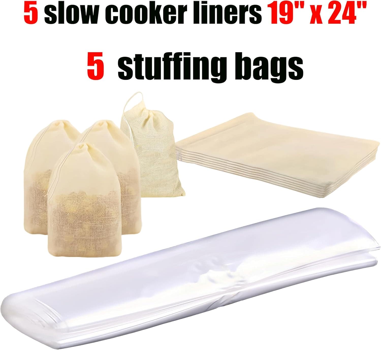 5 forros de panela de barro com meias de sopa para canja de ... - Image 2