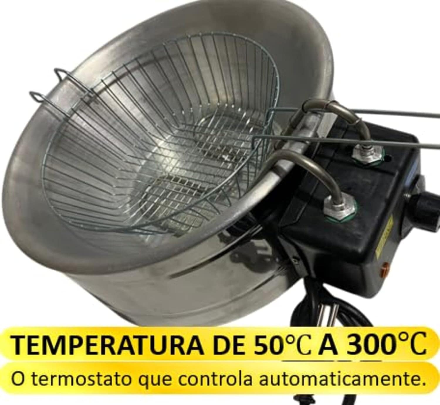 Fritadeira Elétrica Industrial Redonda 5 L Aço Inoxidável (2... | É bom mesmo? Descubra antes de comprar - Image 4