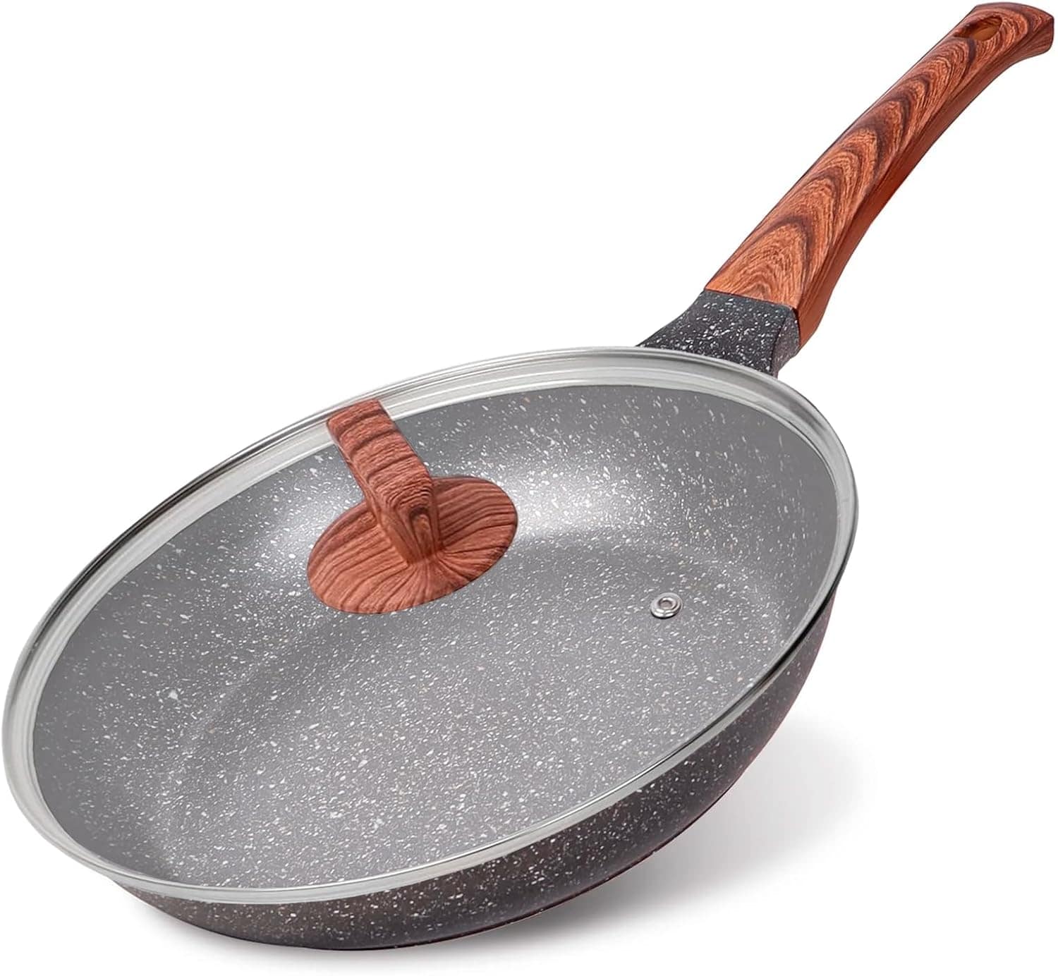 Frigideira Antiaderente Com Tampa 28cm e Revestimento em Cer...