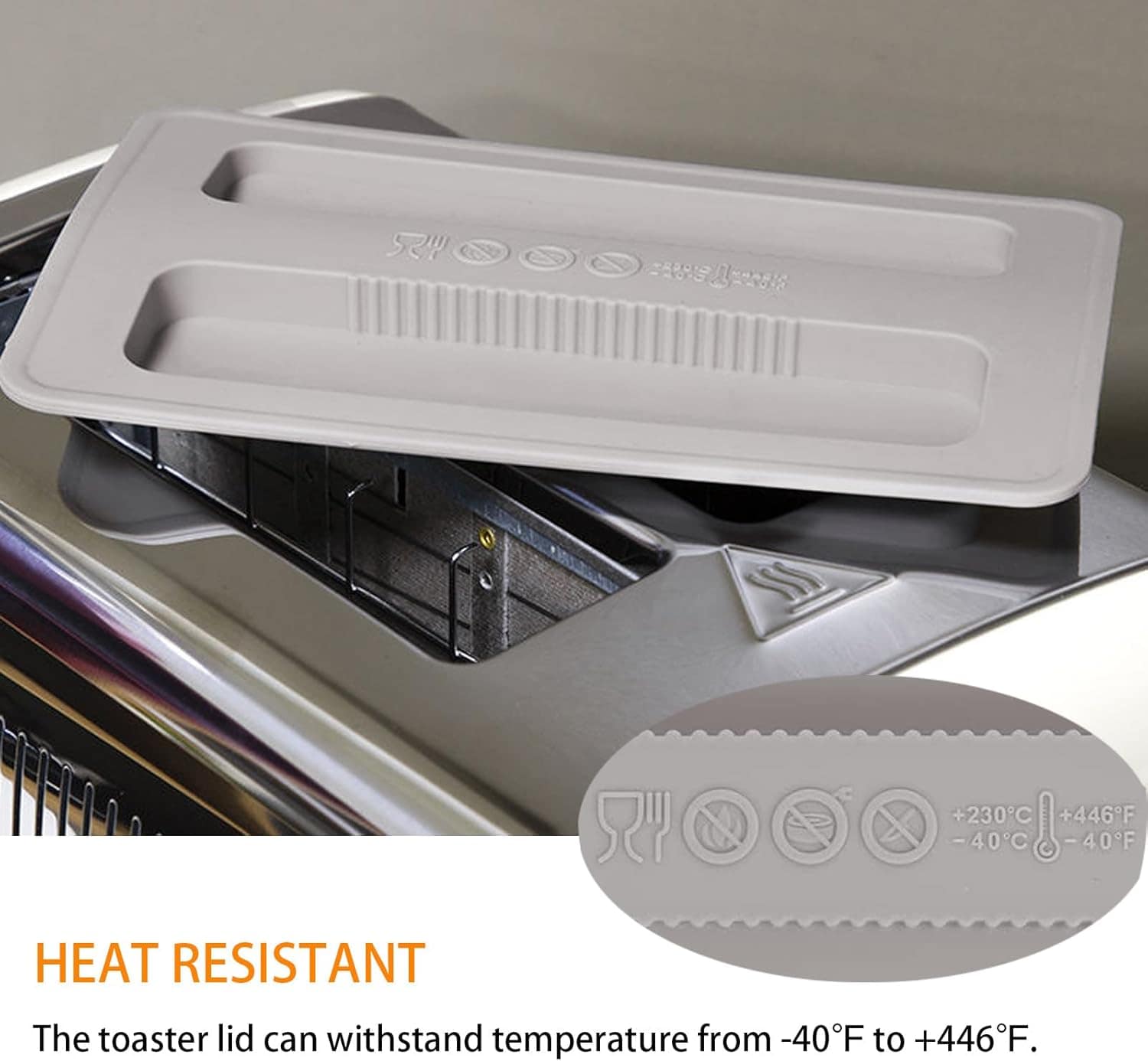 Qancesd 2 pacotes de capa para torradeira, 2 fatias, torrade... - Image 4