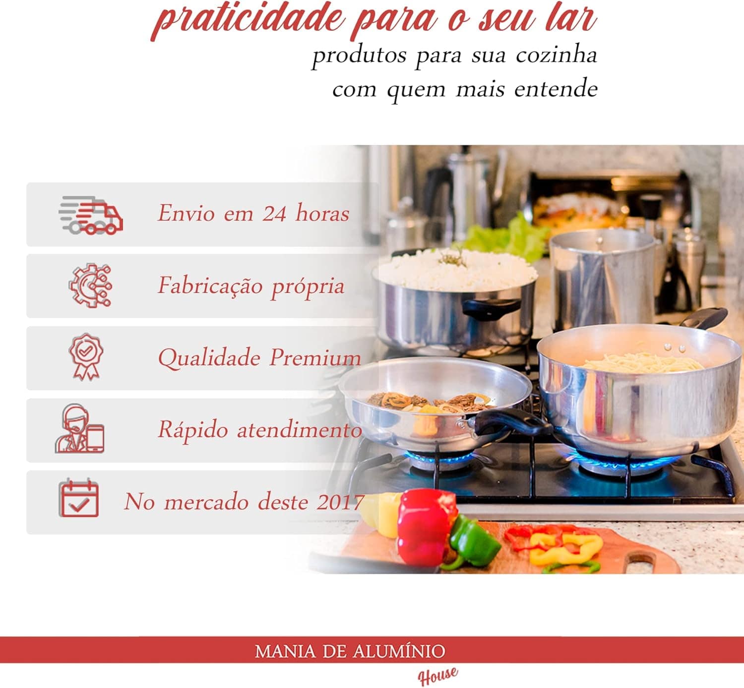 Fervedor de Leite Caneco Inderramavel 3 Litros Com Tampa Em ... - Image 5