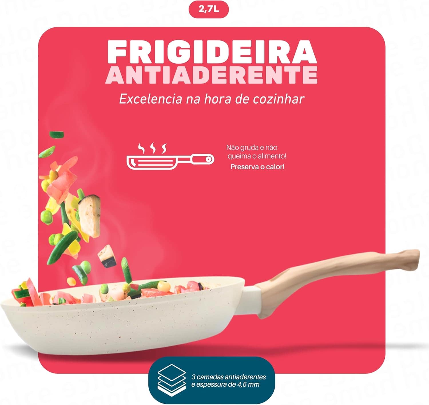 Frigideira Indução 28cm Fundo Triplo Revestimetno Antiaderen... - Image 4