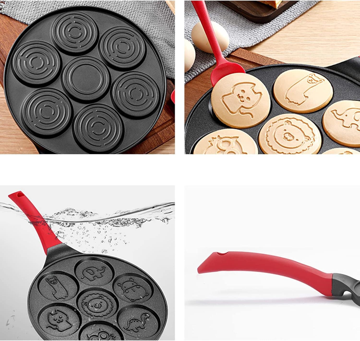 Pruie Panela para panquecas - Moldes para frigideiras para p... - Image 2