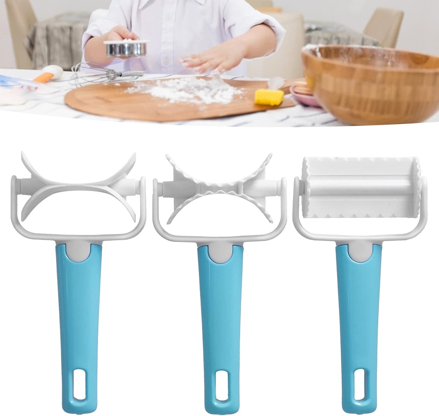 Moumouten 3 Pçs/set Cortador De Massa, Cortador De Círculo D... - Image 2