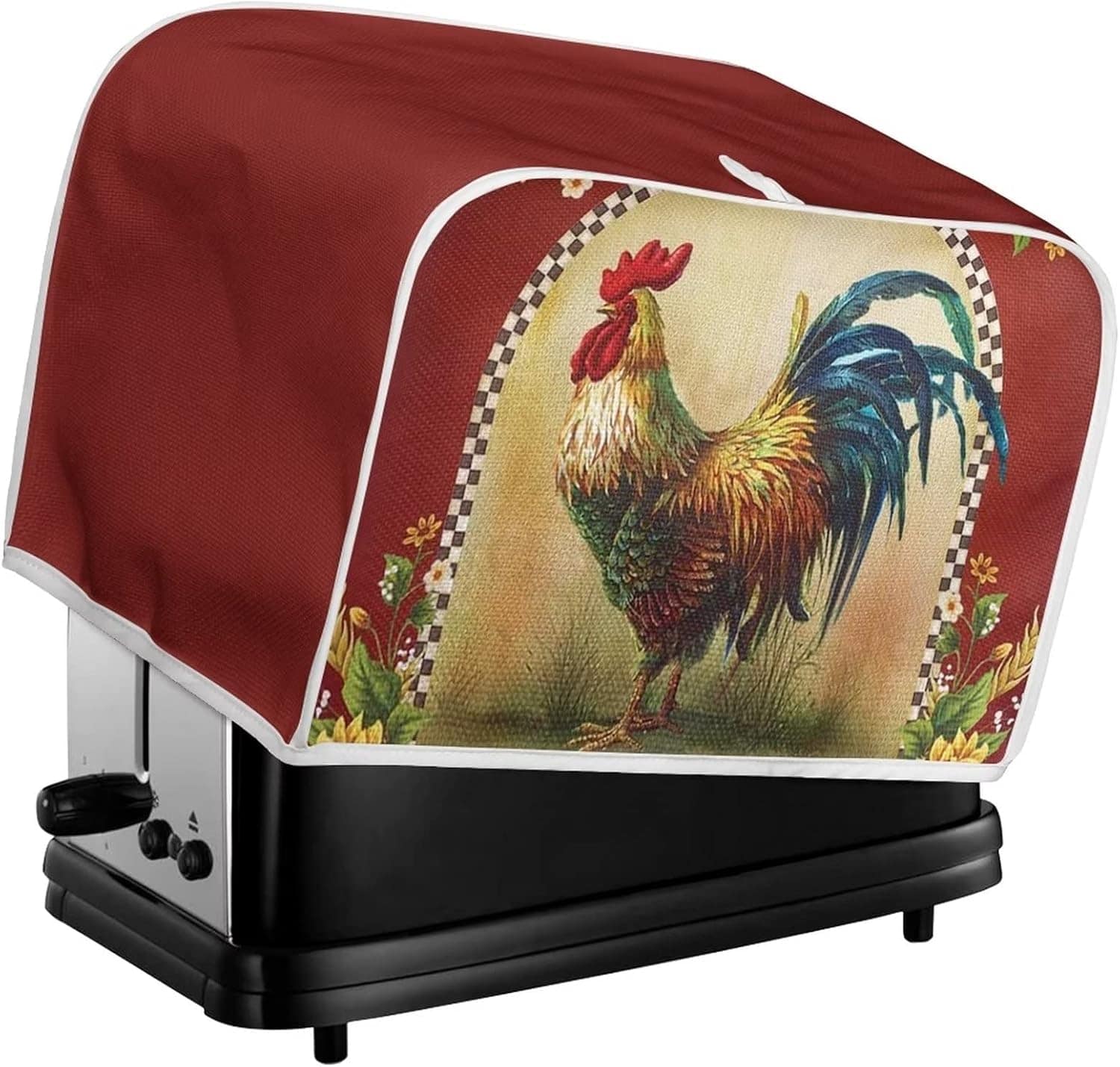 Annejudy Capa para Torradeira Sunflower Rooster 4 Fatias, Es... - Image 6