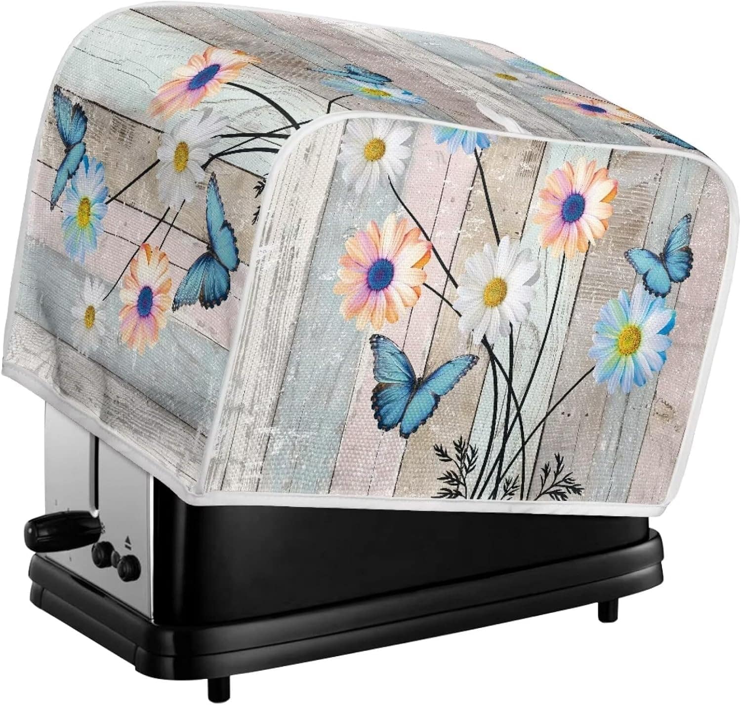 Salabomia Capa de torradeira borboleta margarida 4 fatias pa... - Image 6