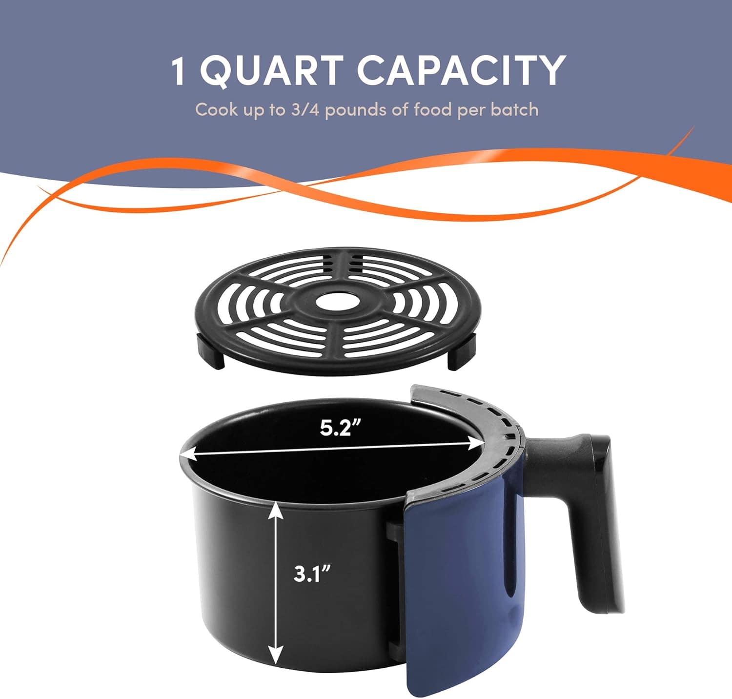 Elite Gourmet EAF1121BG Personal 1,1 L Fritadeira de ar quen... | É bom mesmo? Descubra antes de comprar - Image 3