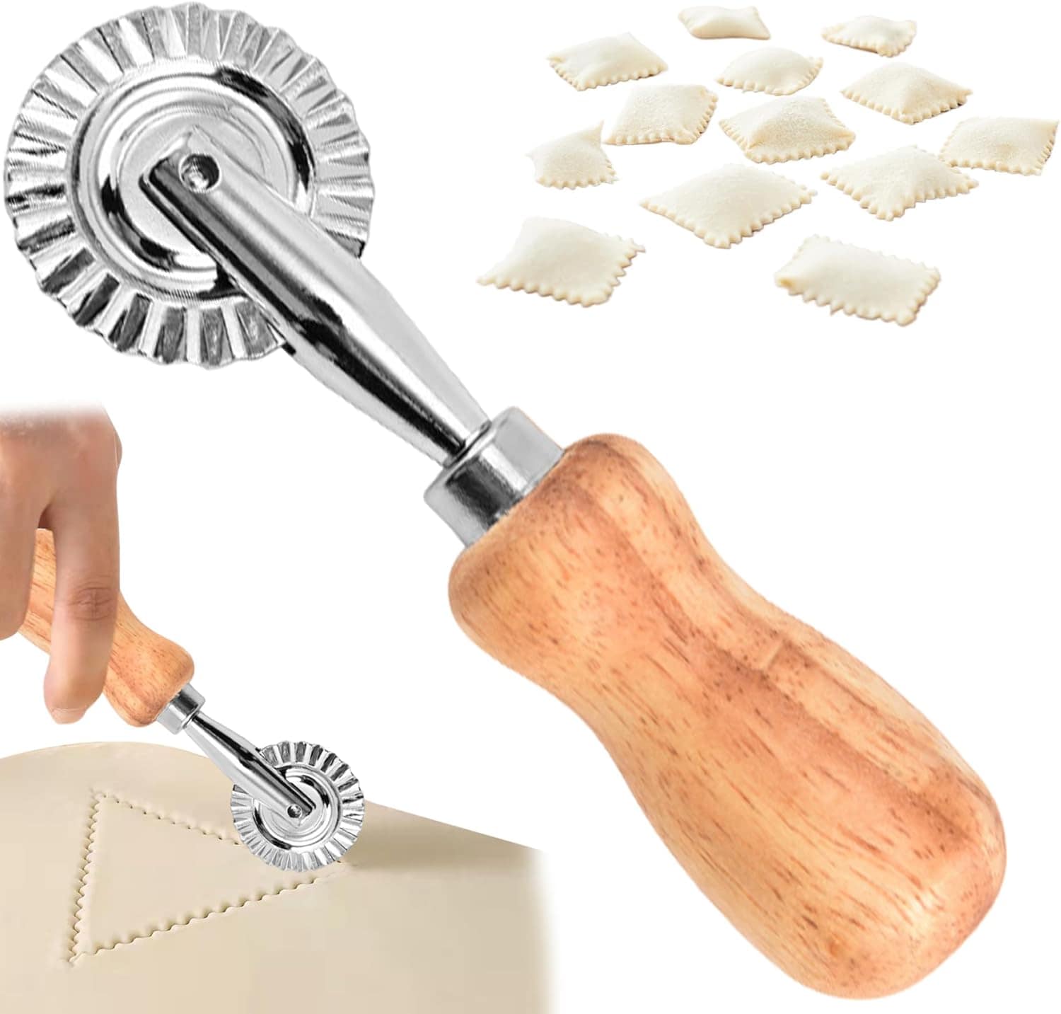 Cortador de biscoito, cortador de massa prático de metal com... - Image 4