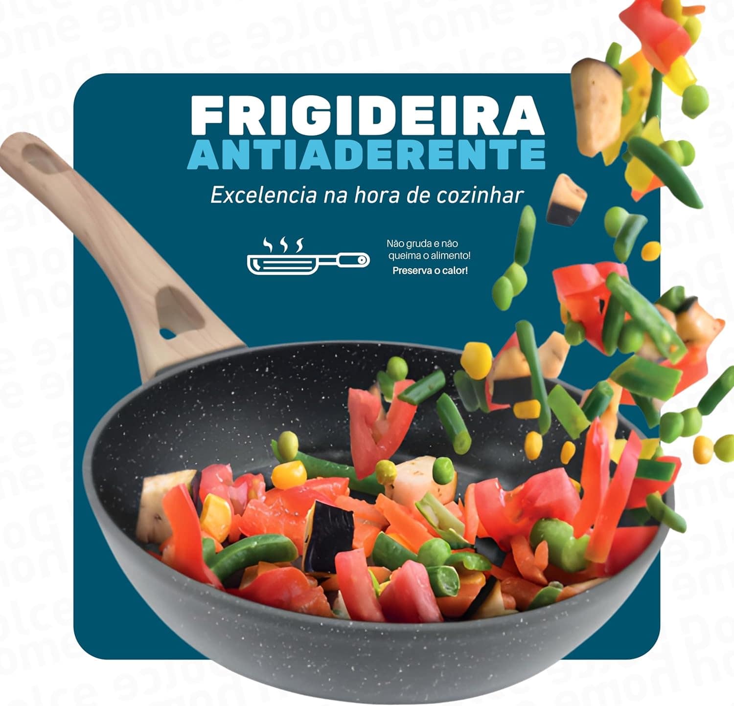 Frigideira Indução 24cm Fundo Triplo Revestimento Antiaderen... - Image 8