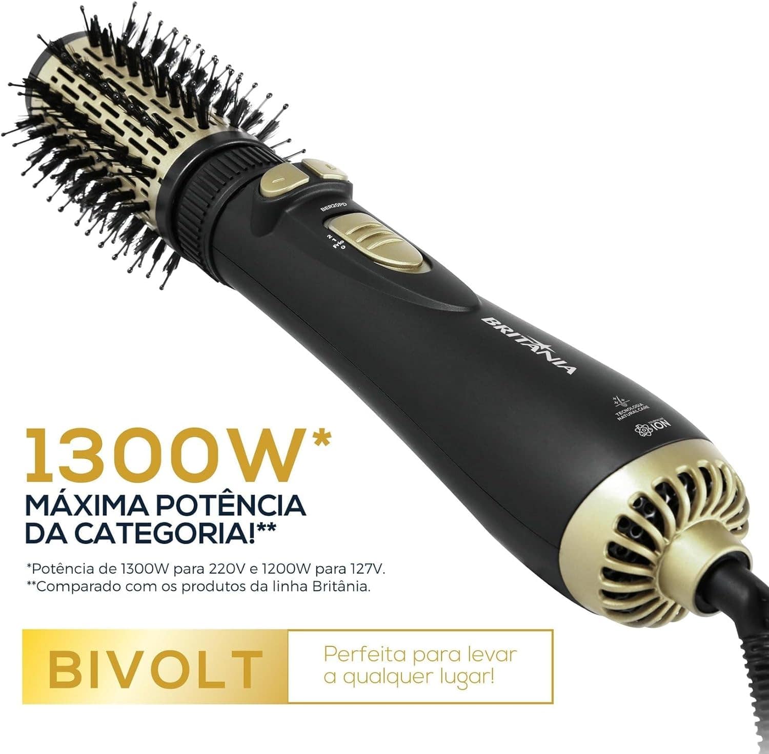 Escova Rotativa Britânia BER20PD 3 Temperaturas 1300W Bivolt | É bom mesmo? Descubra antes de comprar - Image 4