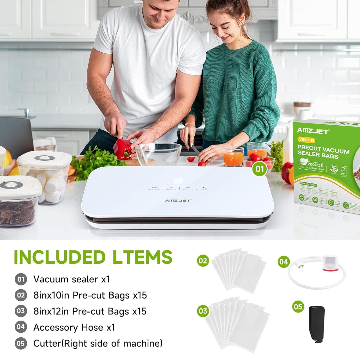 Seladores a vácuo, máquina seladora a vácuo de economia de a... - Image 6