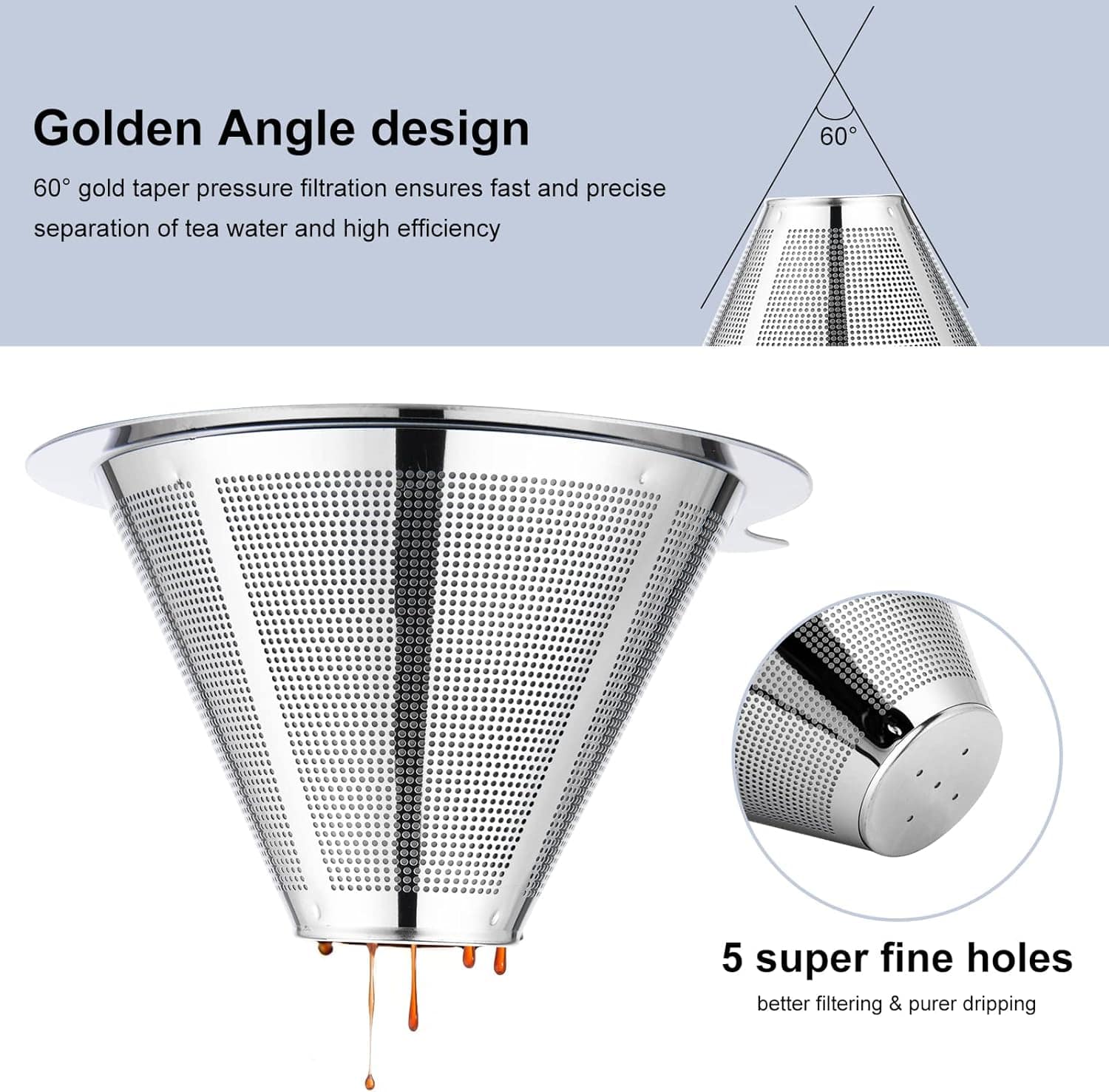 Yanyole Máquina de café derramada, filtro de café, gotejamen... - Image 5