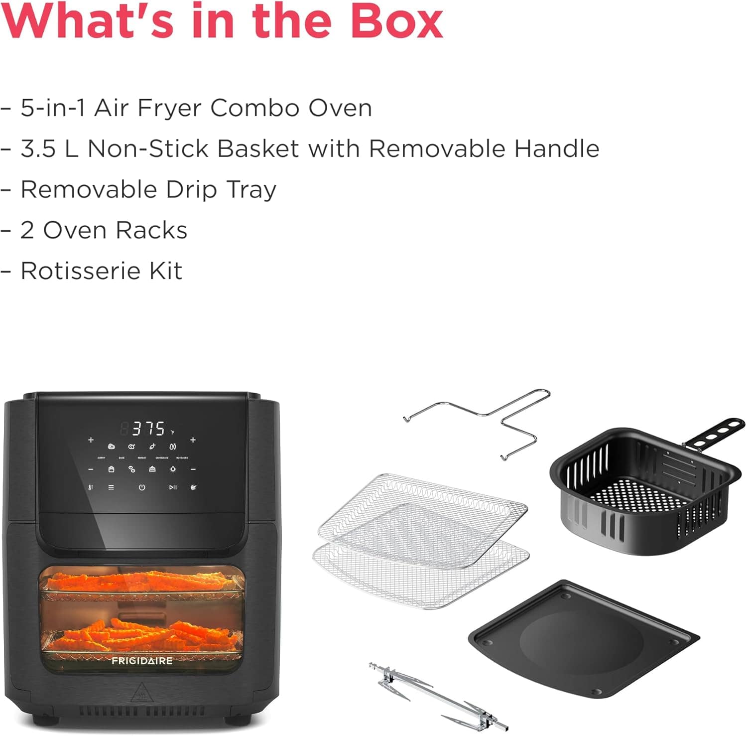 Frigidaire Fritadeira a ar e forno 5 em 1 - 12,6 litros, 7 r... | É bom mesmo? Descubra antes de comprar - Image 2