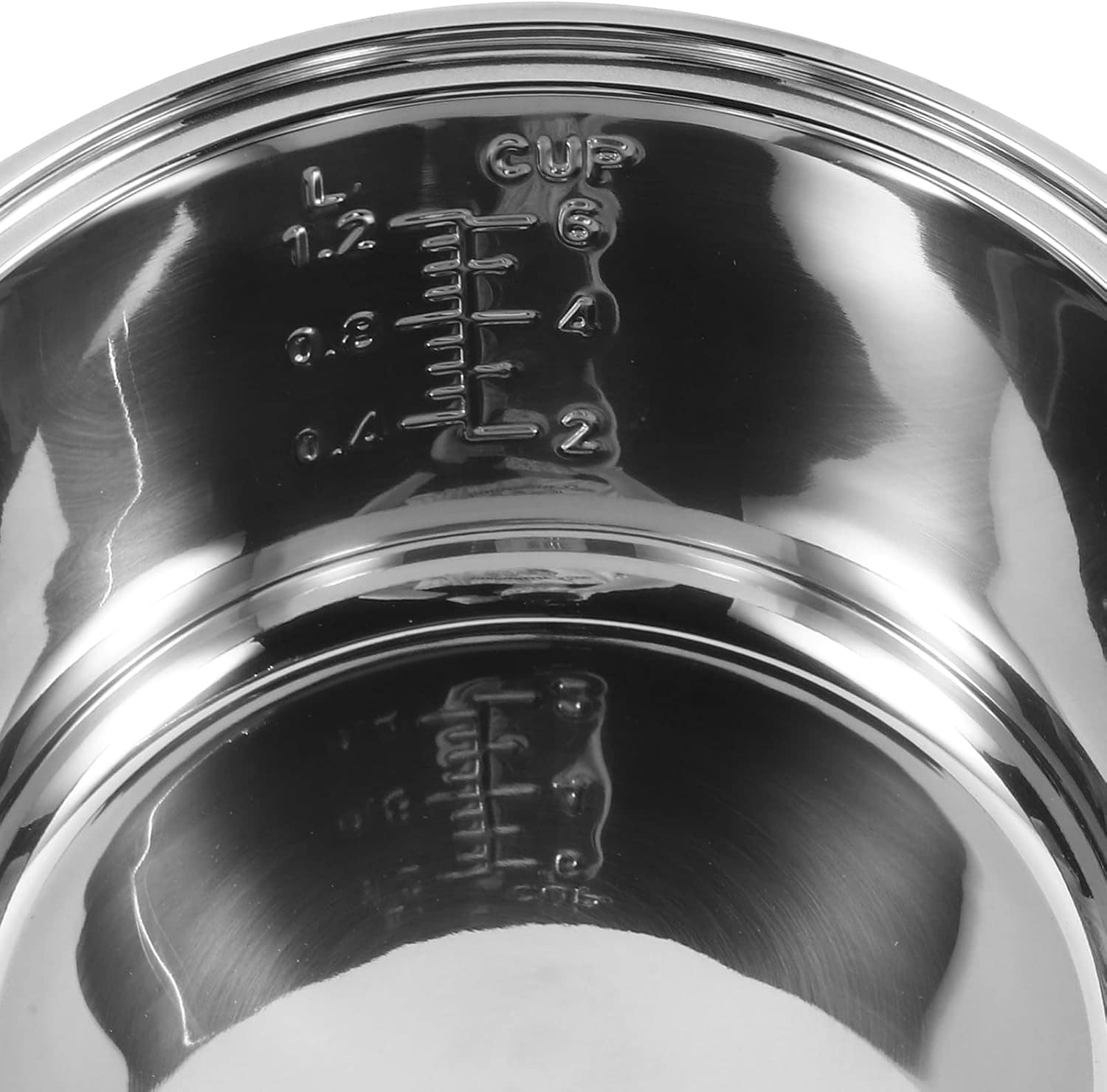 Ciieeo Panela Interna Panela de Arroz 3L Aço Inoxidável Inte... - Image 7