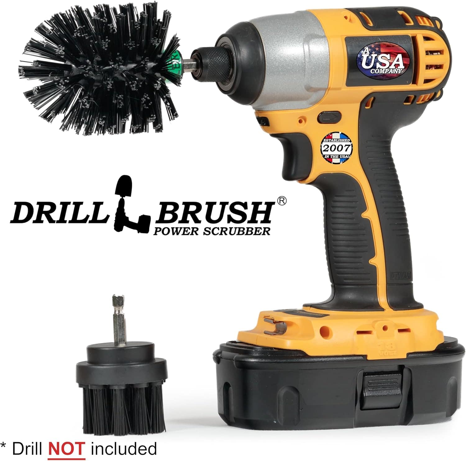 Escova industrial ultra rígida de nylon – Materiais de limpe... - Image 4