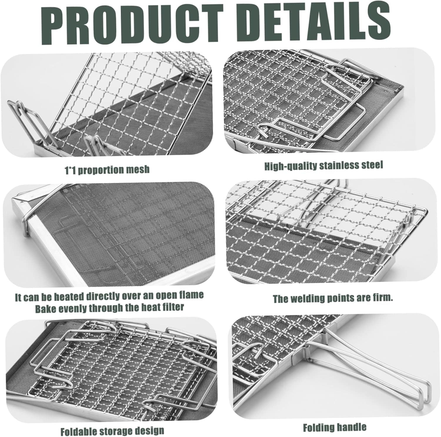 Torradeira de acampamento para fogão a gás – Rack de torrada... - Image 5