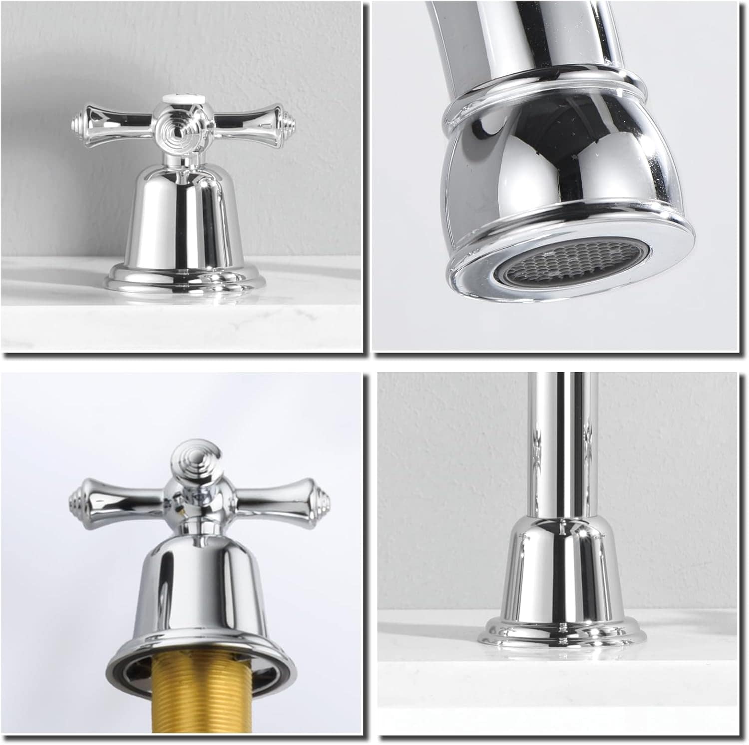 RKF Torneira de pia de banheiro generalizada com duas alças ... - Image 6