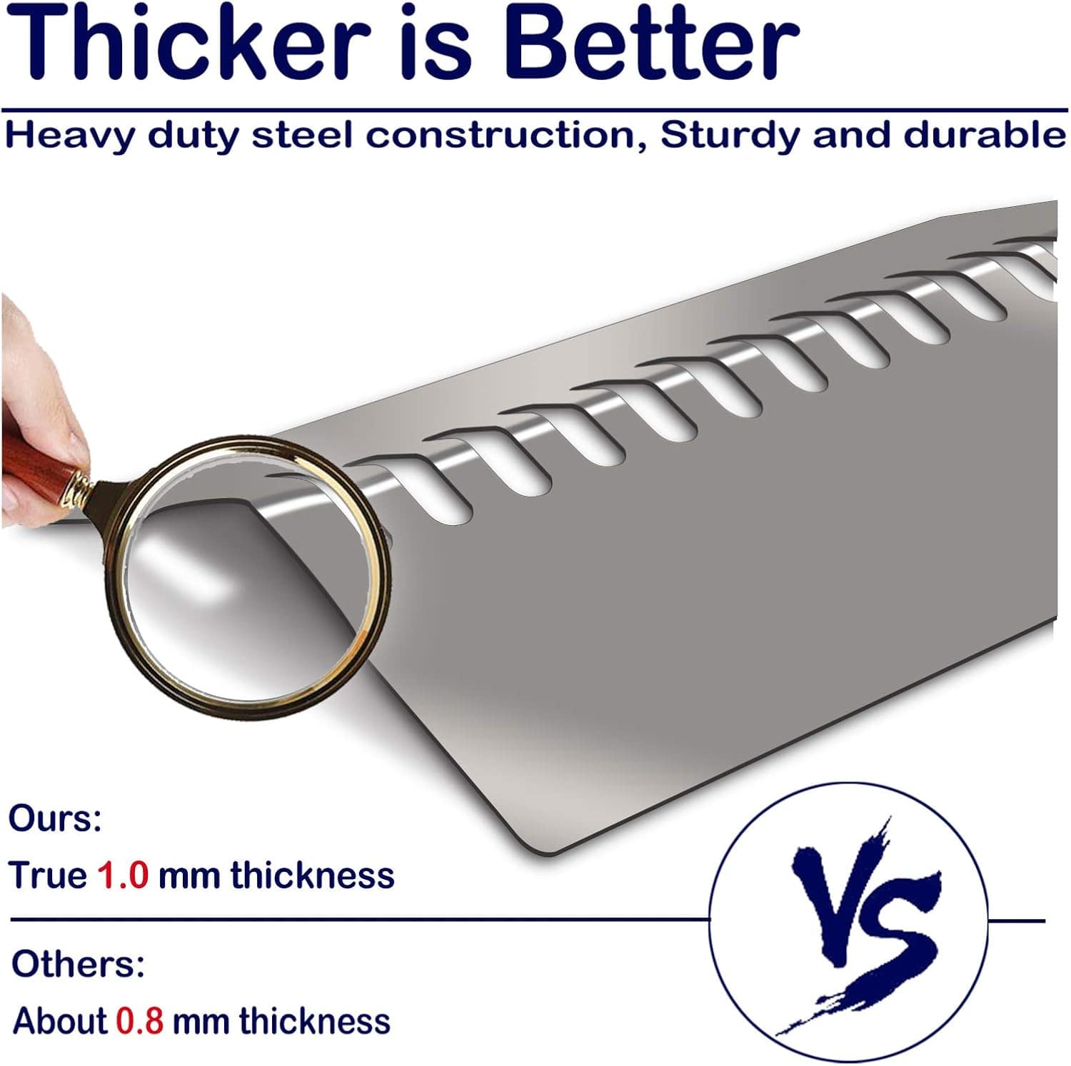 Peças de churrasqueira escudo de placa térmica de aço inoxid... - Image 4