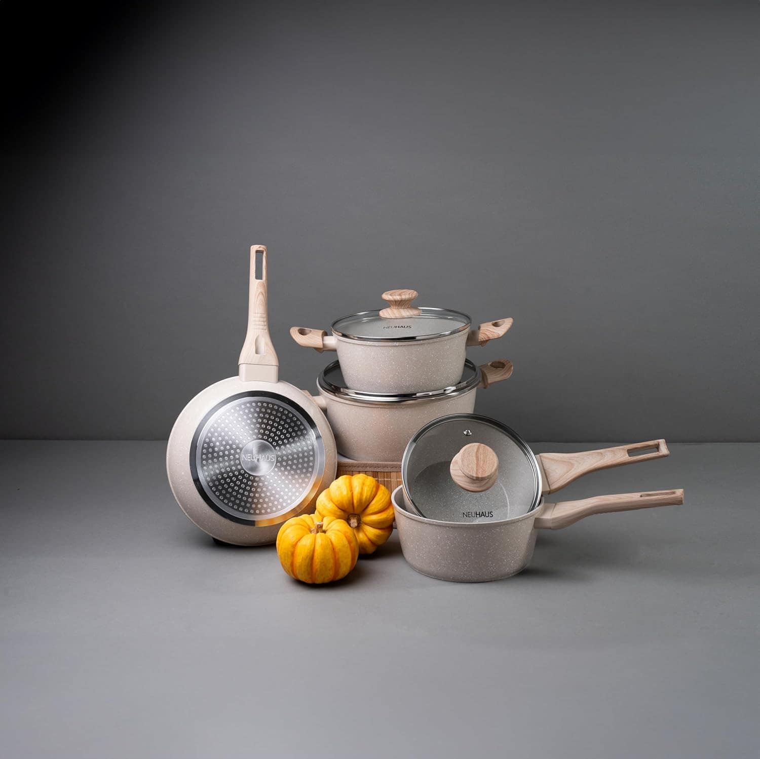NEUHAUS Jogo de Panelas 5 Peças com Revestimento Cerâmico + ... - Image 3