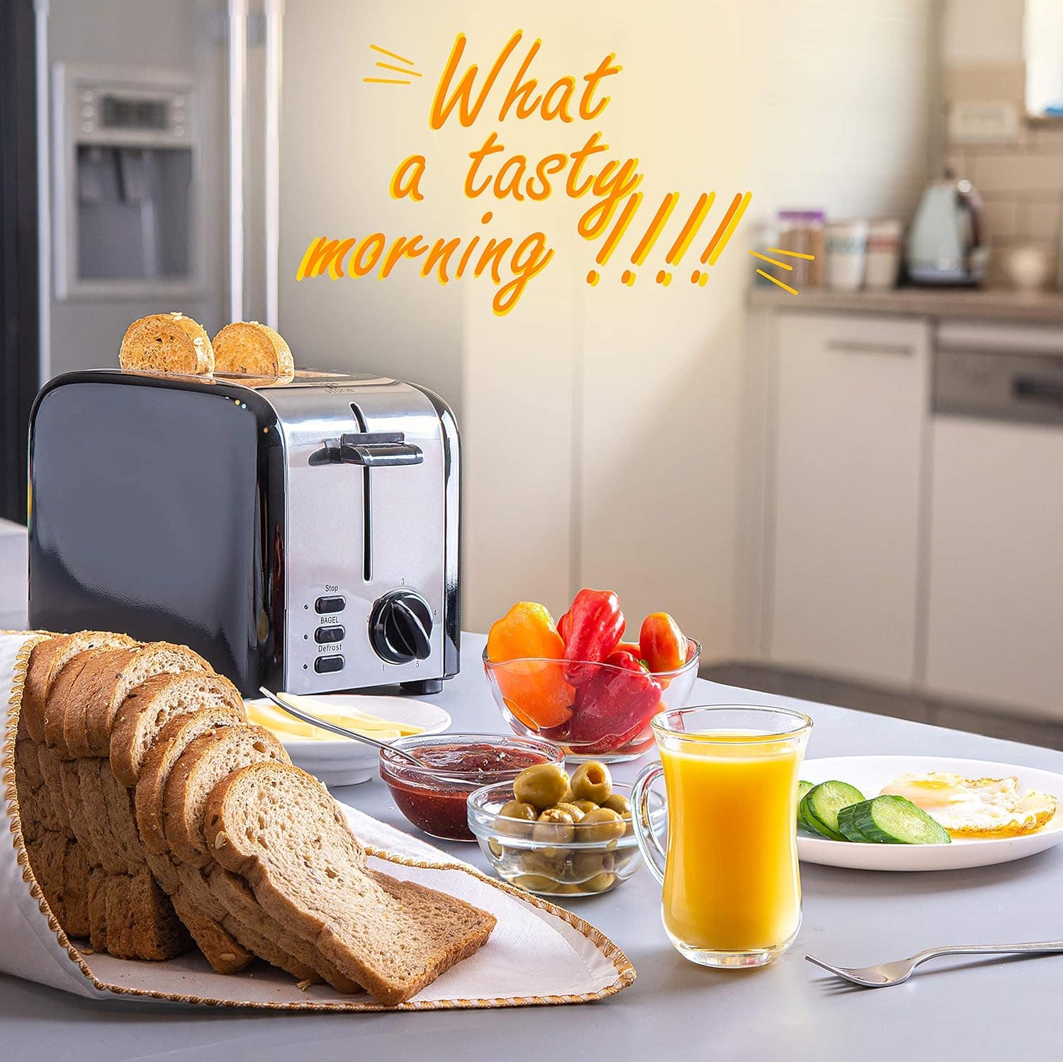 Moss & Stone Torradeira Para 2 Fatias, Com Fenda Extra Larga... - Image 6