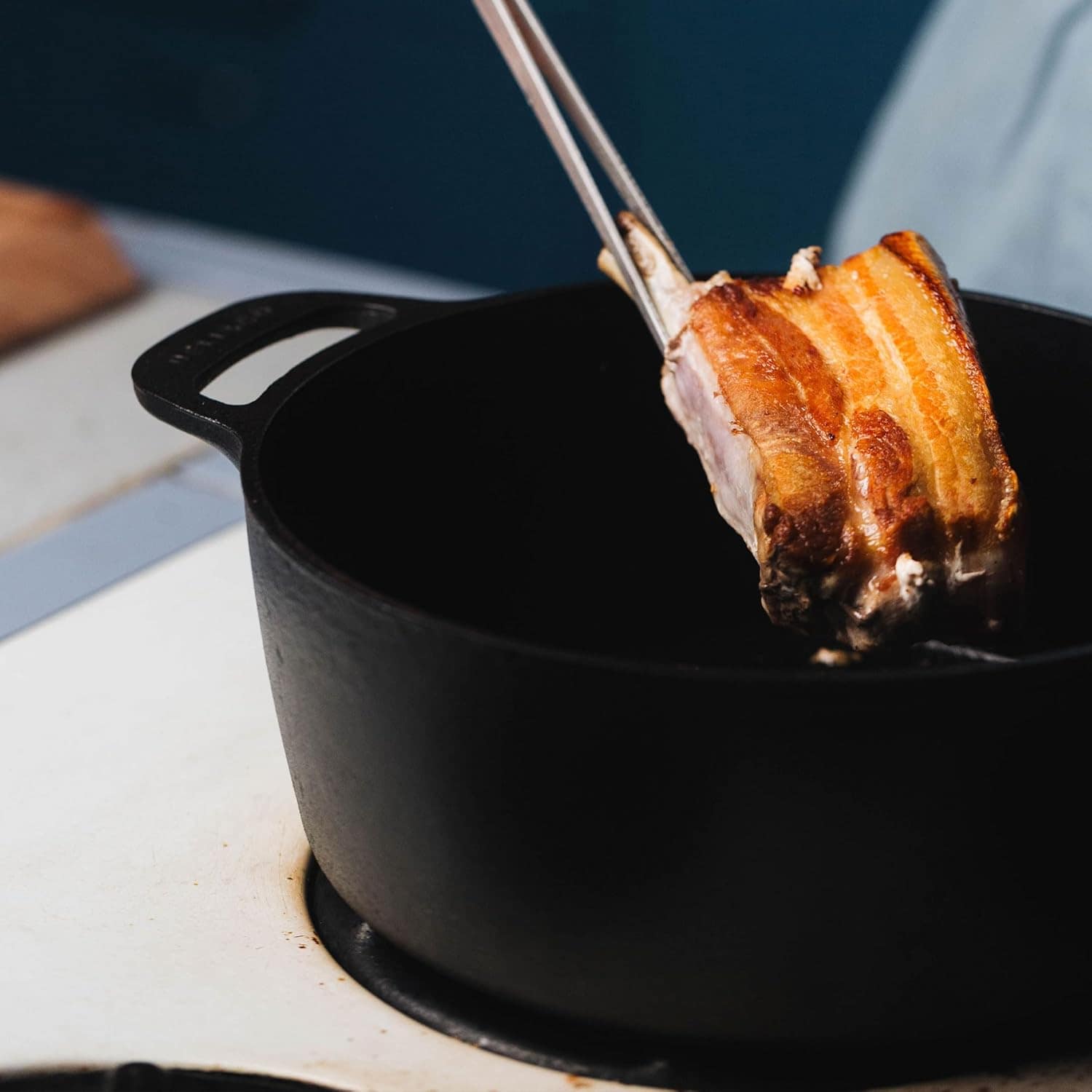 Caçarola de ferro Dutch Oven 26cm, panela de ferro polida e ... - Image 9