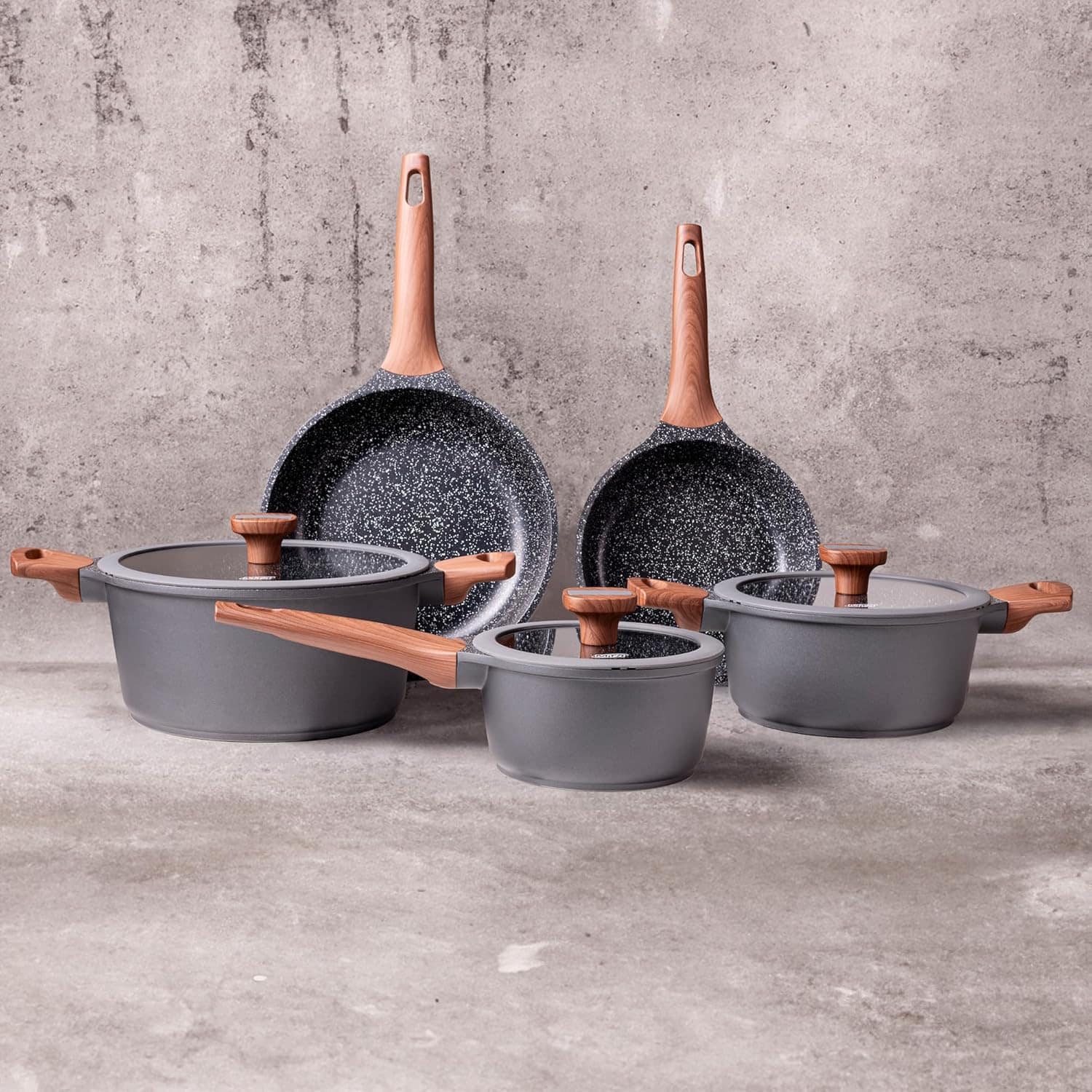 Jogo de Panelas 5 Peças Titanium Exclusive Antiaderente Gran... - Image 4