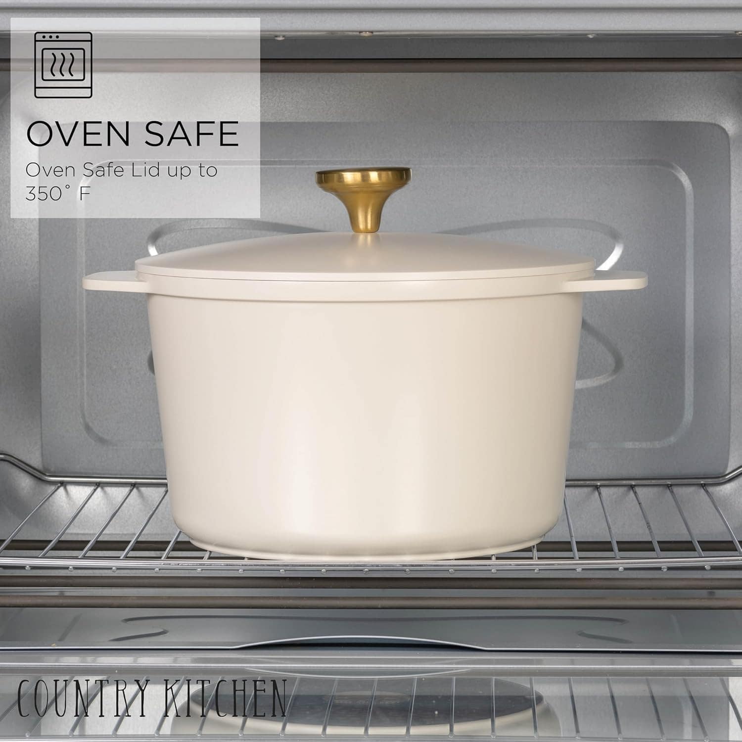 Country Kitchen Conjunto de panelas empilháveis de 6 peças, ... - Image 7