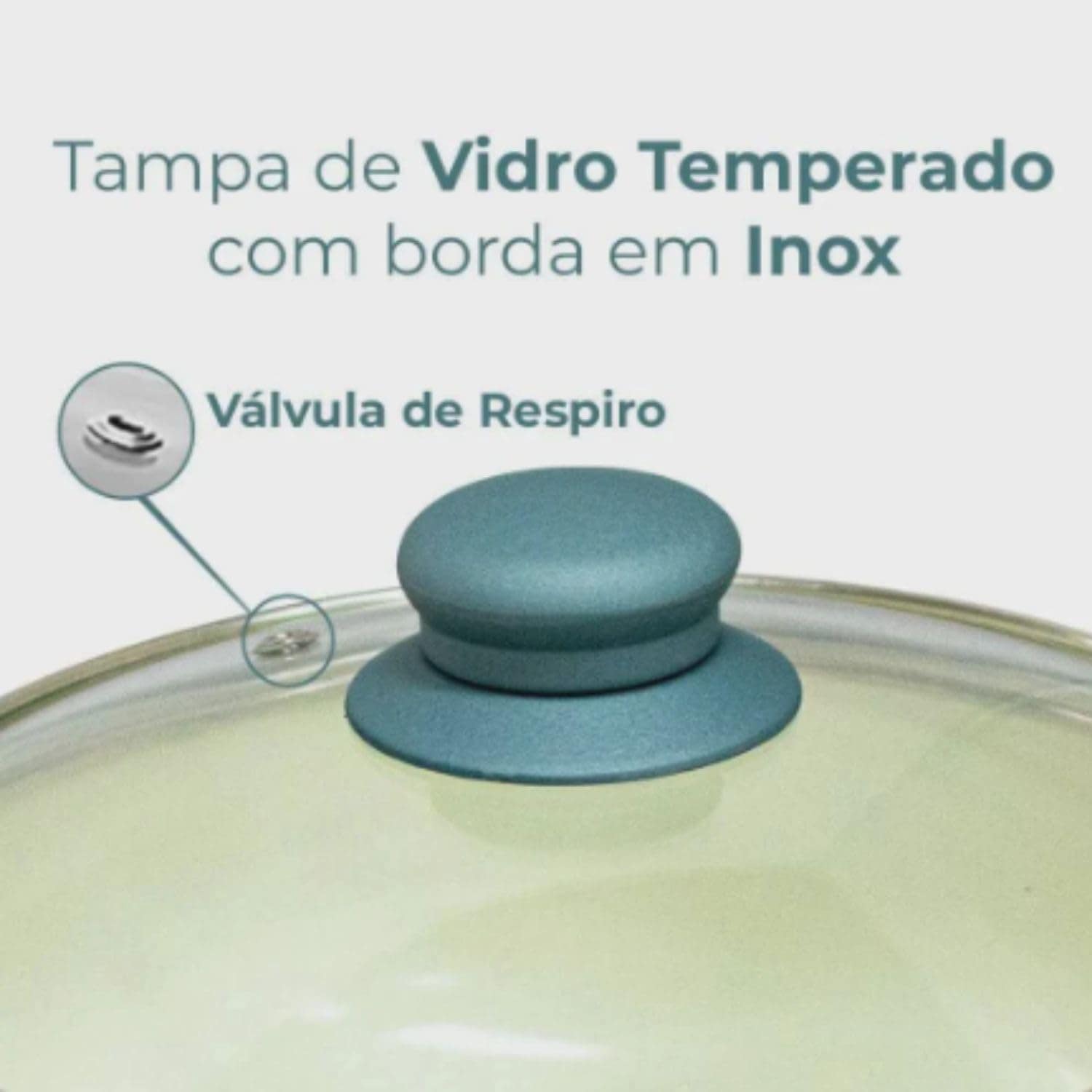 Conjunto de Panelas New Genebra 7 Peças Revestimento Cerâmic... - Image 3