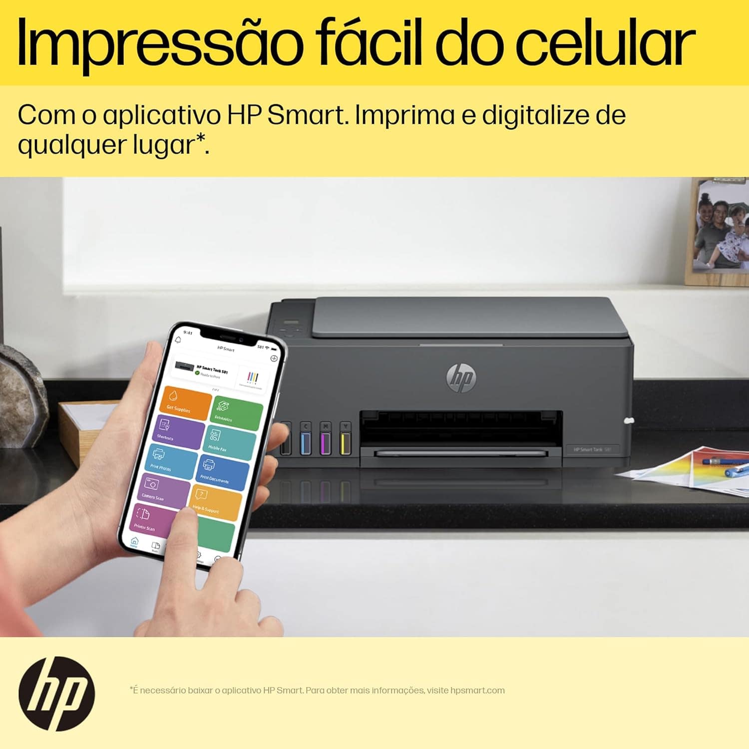 Impressora Multifuncional HP Smart Tank 581 Tanque de Tinta ... - Image 5