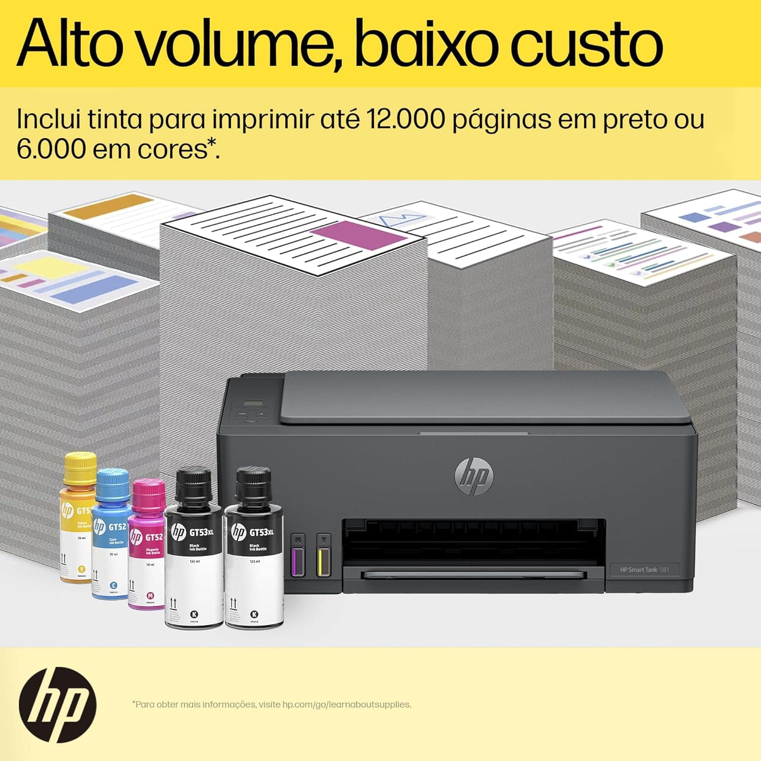 Impressora Multifuncional HP Smart Tank 581 Tanque de Tinta ... - Image 8