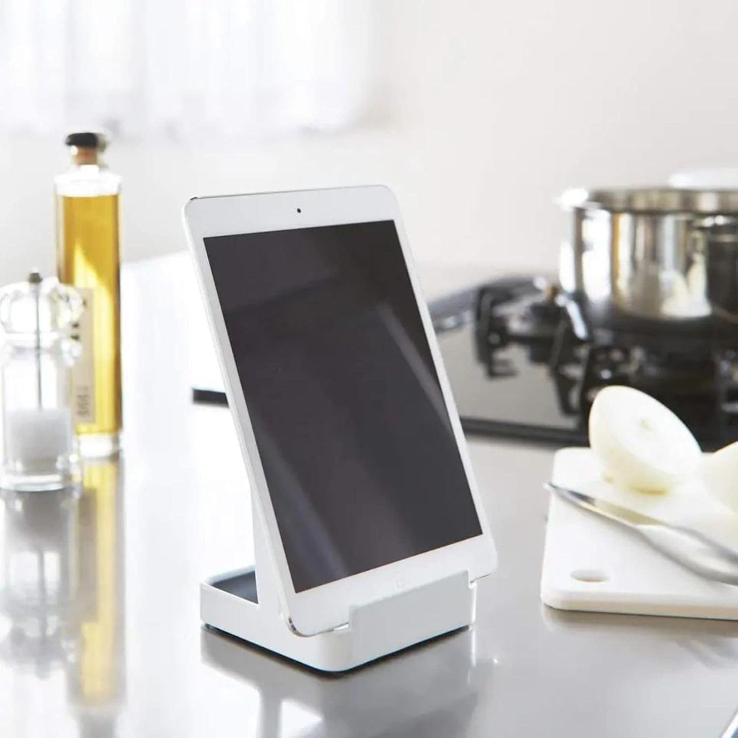 Suporte de tampa de panela Tayro: Suporte de tampa de aço pa... - Image 2