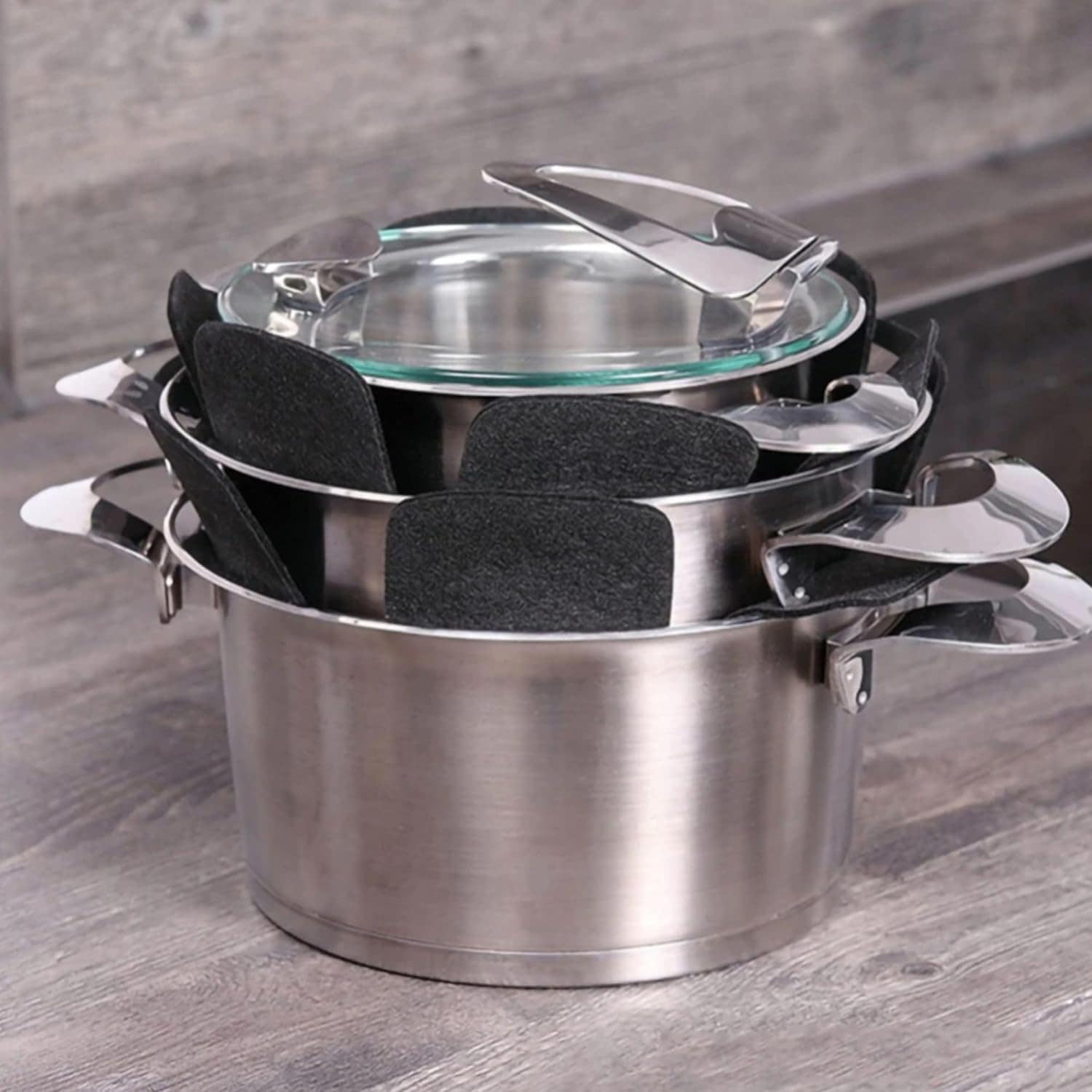 Kit 6 Pçs Protetor Panela Frigideira Travessas Anti Risco p ... - Image 6